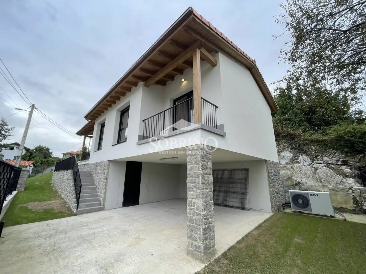 Exterior view of Houses for sale in Llanes  with Heating, Private garden and Terrace
