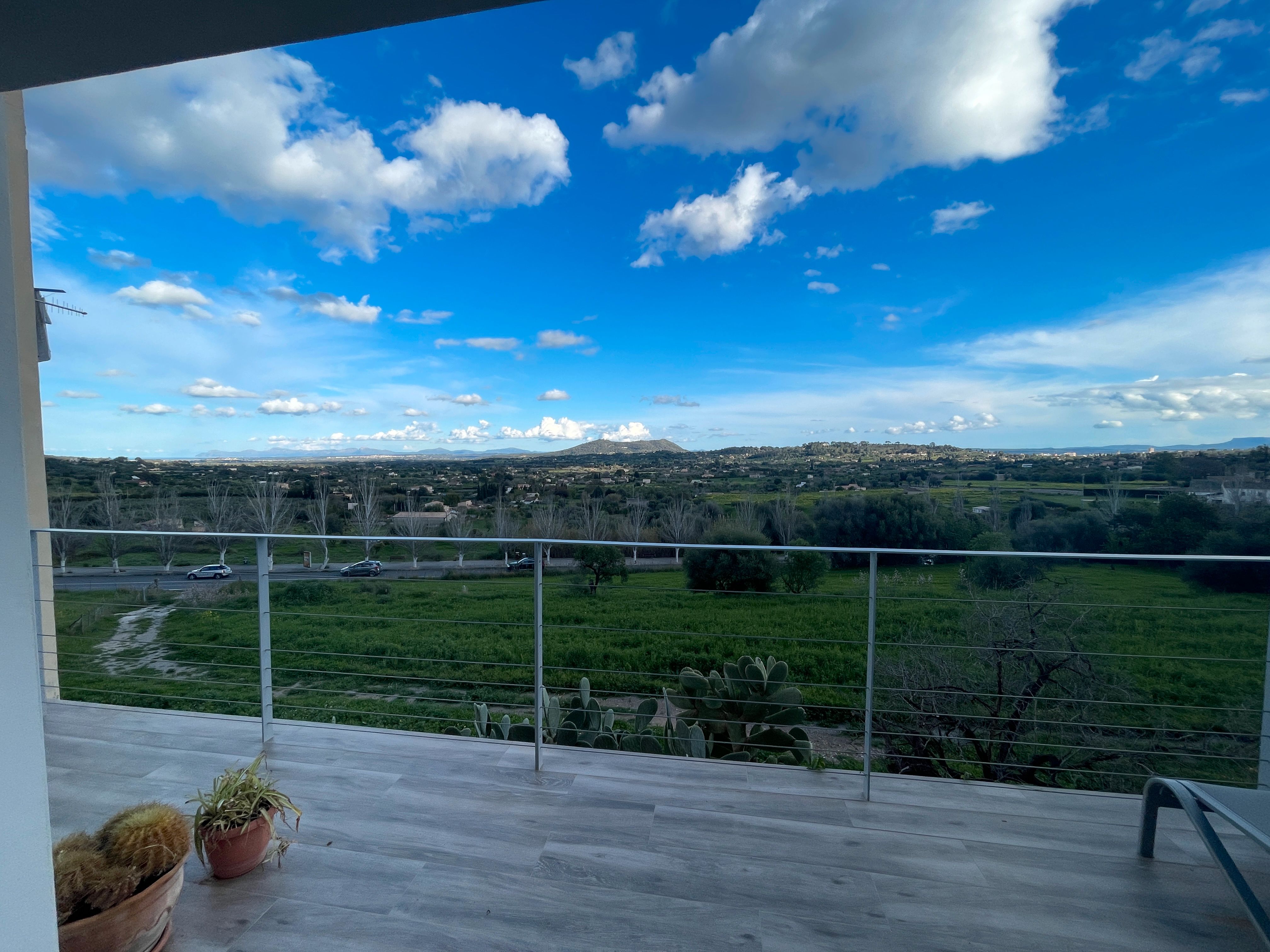 Terrassa de Apartament de lloguer en Selva amb Aire condicionat i Moblat