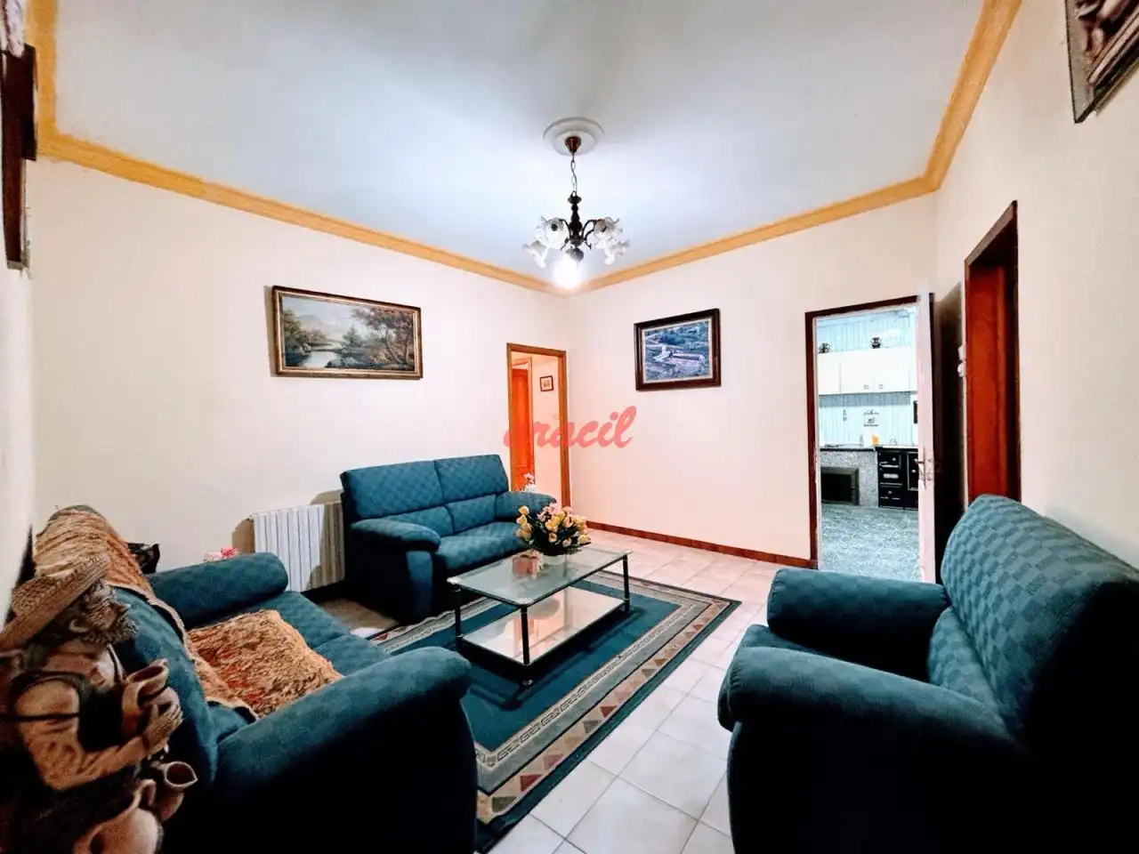 Sala de estar de Casa o chalet en venta en Ourense Capital  con Calefacción, Jardín privado y Terraza