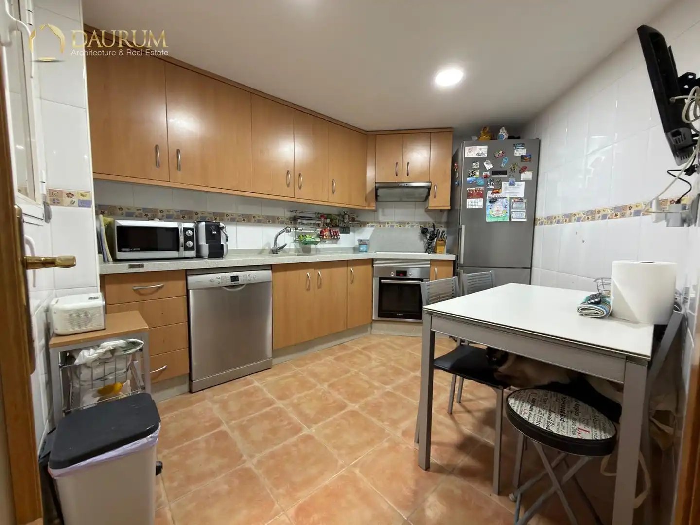 Küche von Wohnung zum Verkauf in San Vicente del Raspeig / Sant Vicent del Raspeig mit Klimaanlage, Heizung und Terrasse