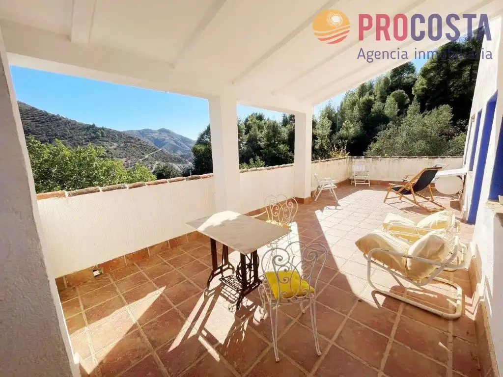 Terraza de Finca rústica en venta en Almuñécar con Jardín privado, Terraza y Piscina
