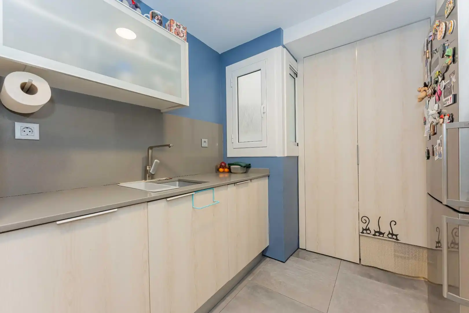 Küche von Wohnung zum Verkauf in Gavà mit Klimaanlage, Heizung und Parkett