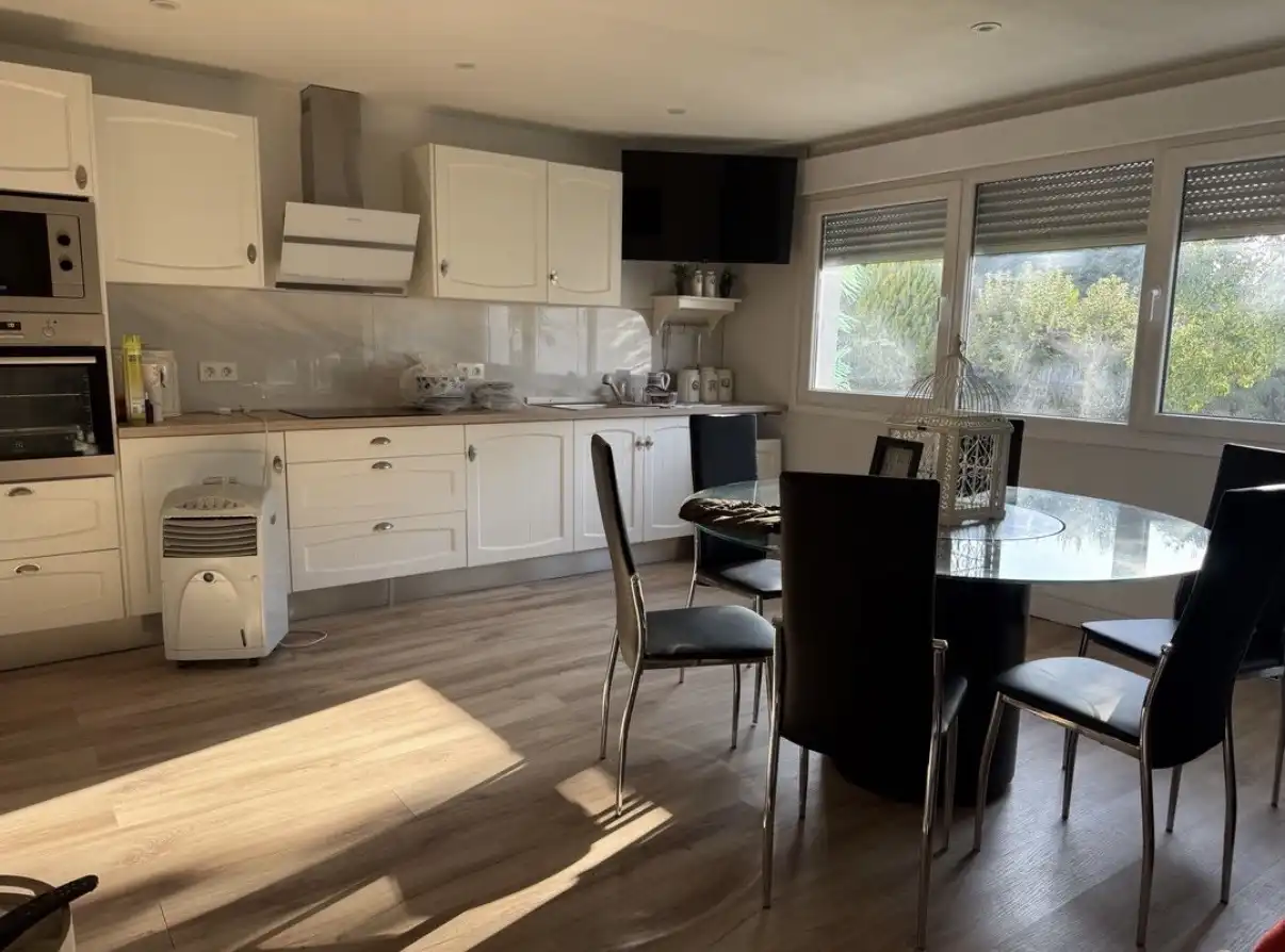 Cocina de Casa o chalet en venta en Mansilla Mayor con Parquet, Trastero y Amueblado