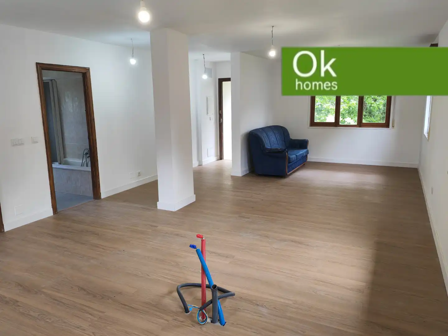 Sala de estar de Casa o chalet en venta en Sobrado (A Coruña) con Jardín privado, Terraza y Balcón