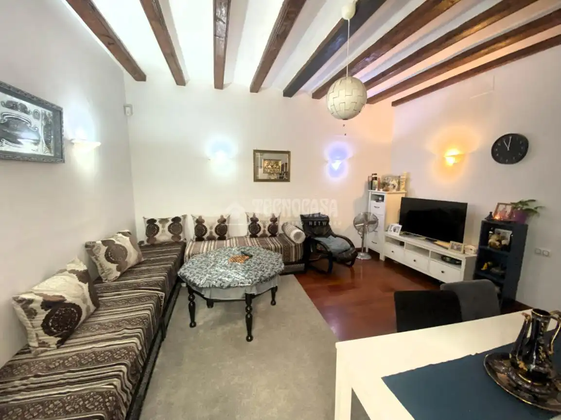 Living room of Flat for sale in Barcelona  with Balcony