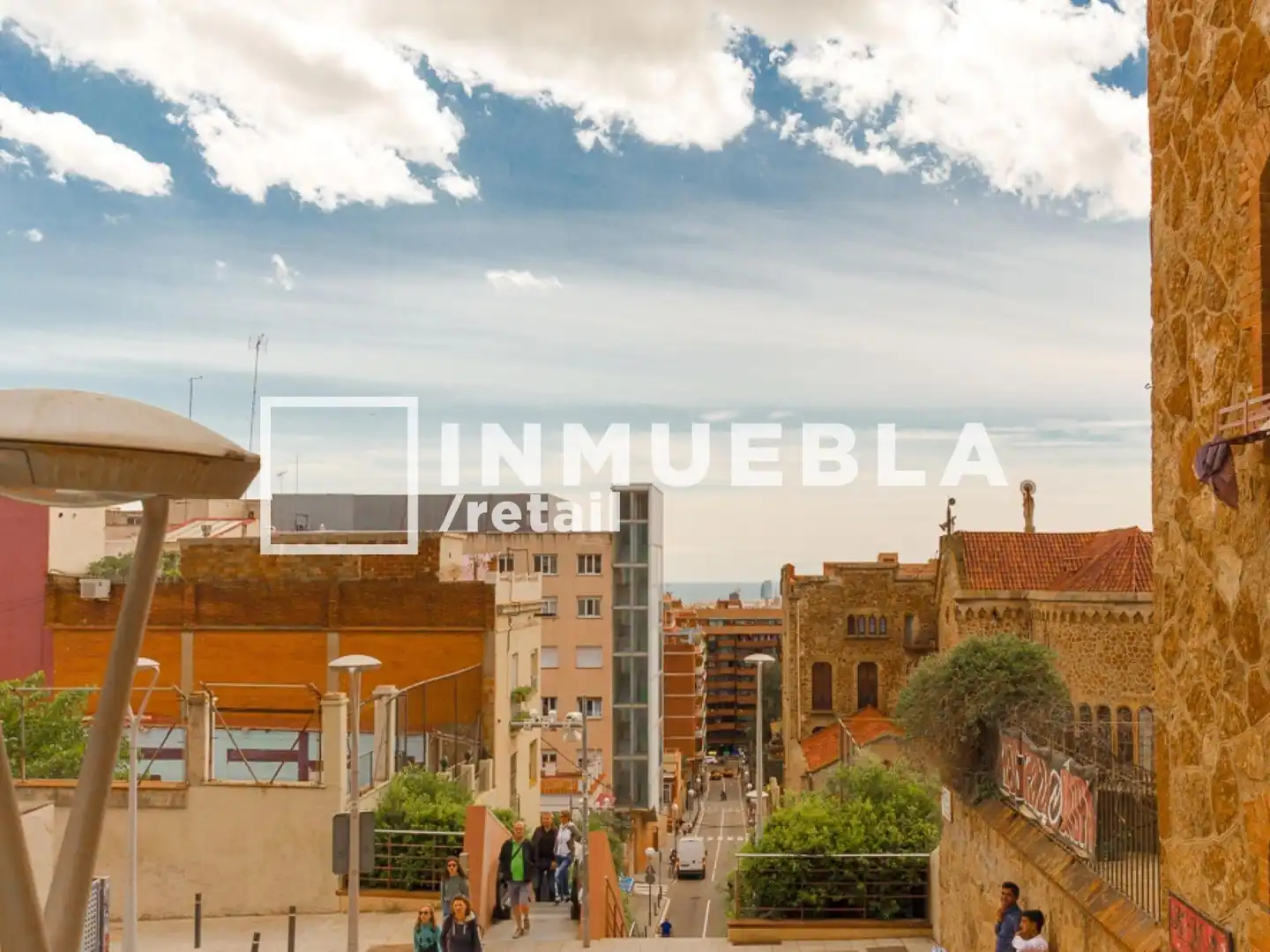 Vista exterior de Local de lloguer en Barcelona amb Aire condicionat