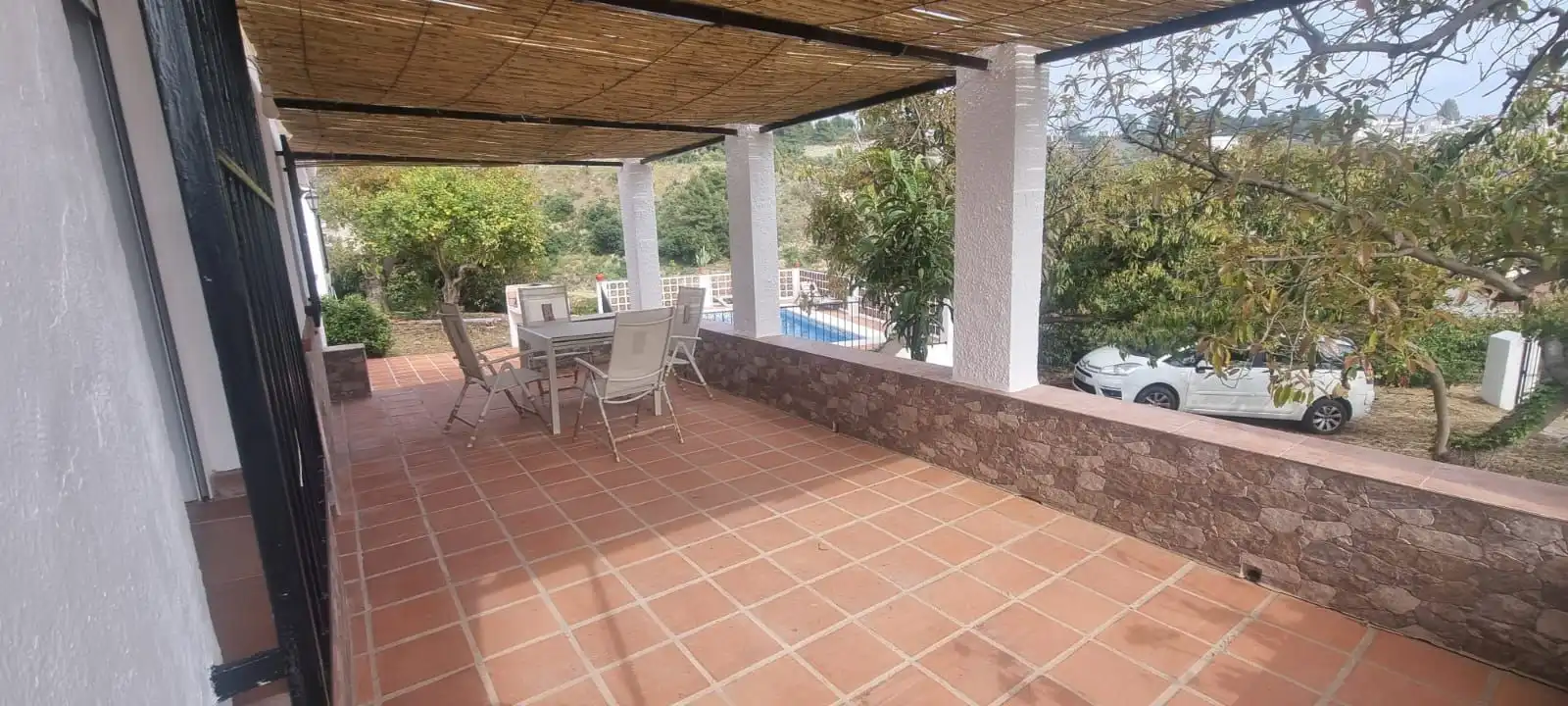 Terraza de Casa adosada en venta en Frigiliana con Aire acondicionado, Calefacción y Jardín privado