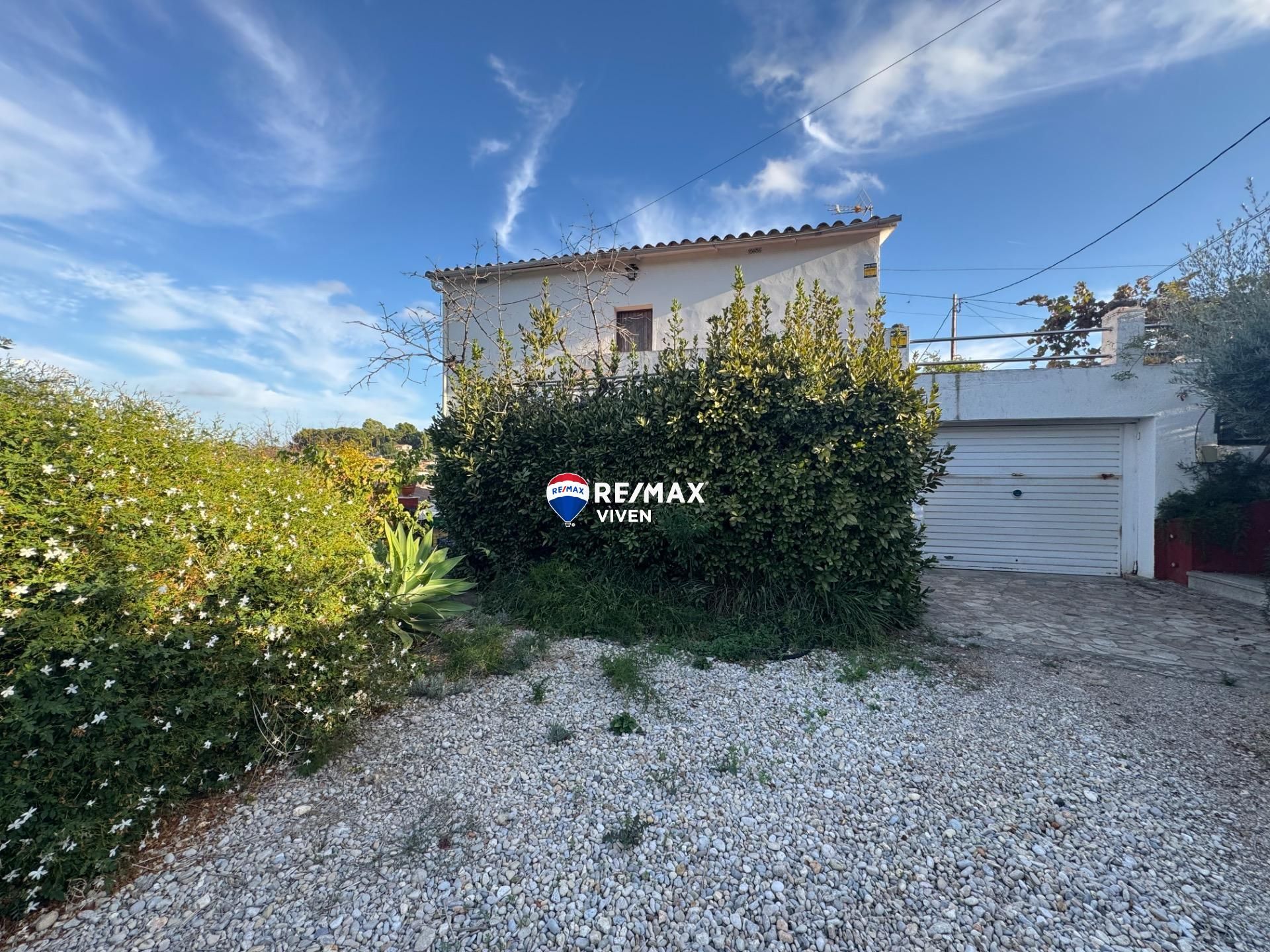 Exterior view of House or chalet for sale in Cubelles  with Private garden