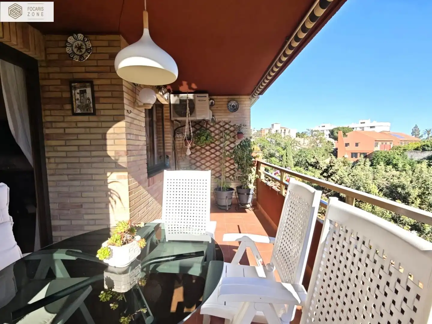 Terraza de Piso en venta en Málaga con Aire acondicionado, Calefacción y Jardín privado