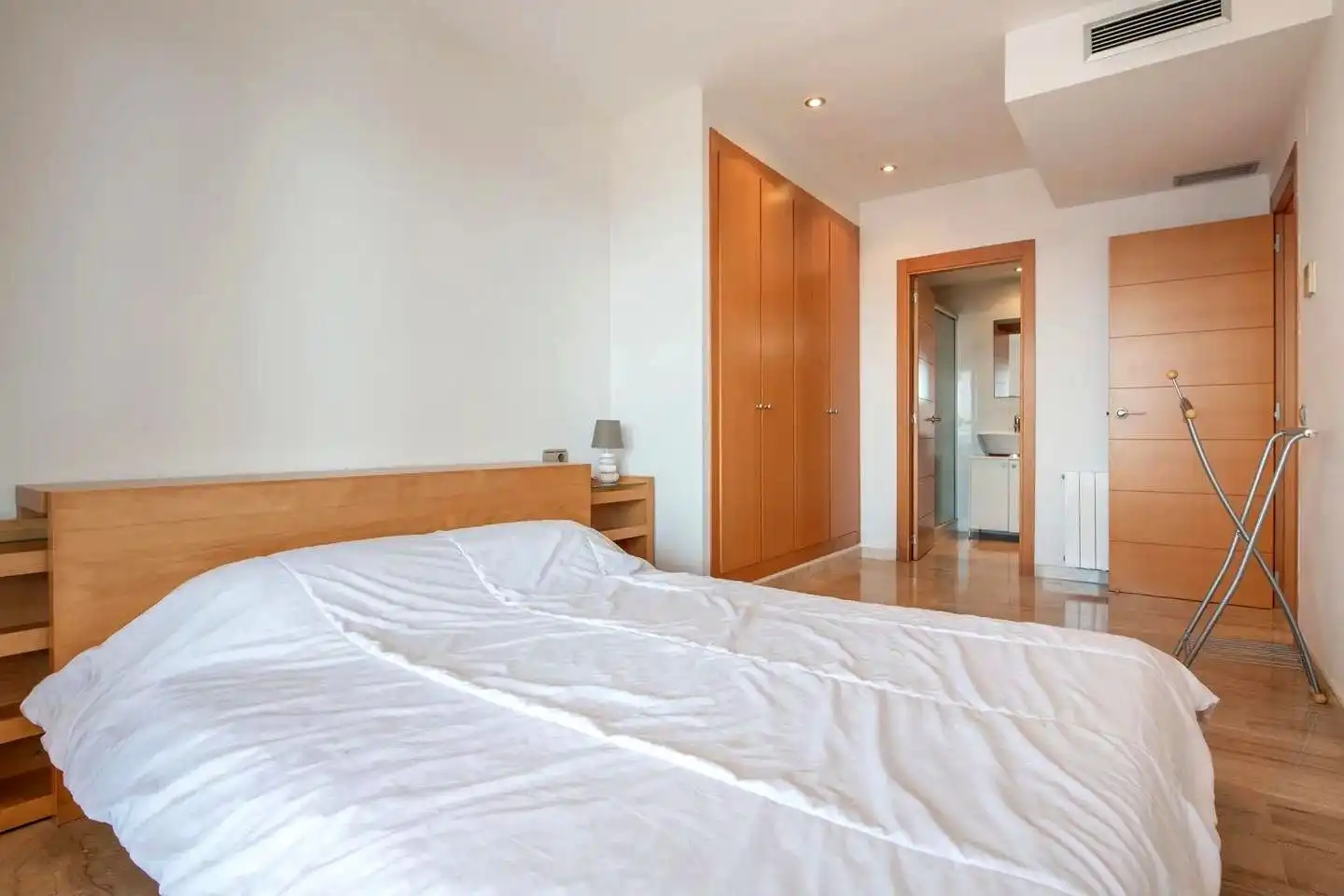 Schlafzimmer von Maisonette zur Miete in Oropesa del Mar / Orpesa mit Klimaanlage, Terrasse und Möbliert