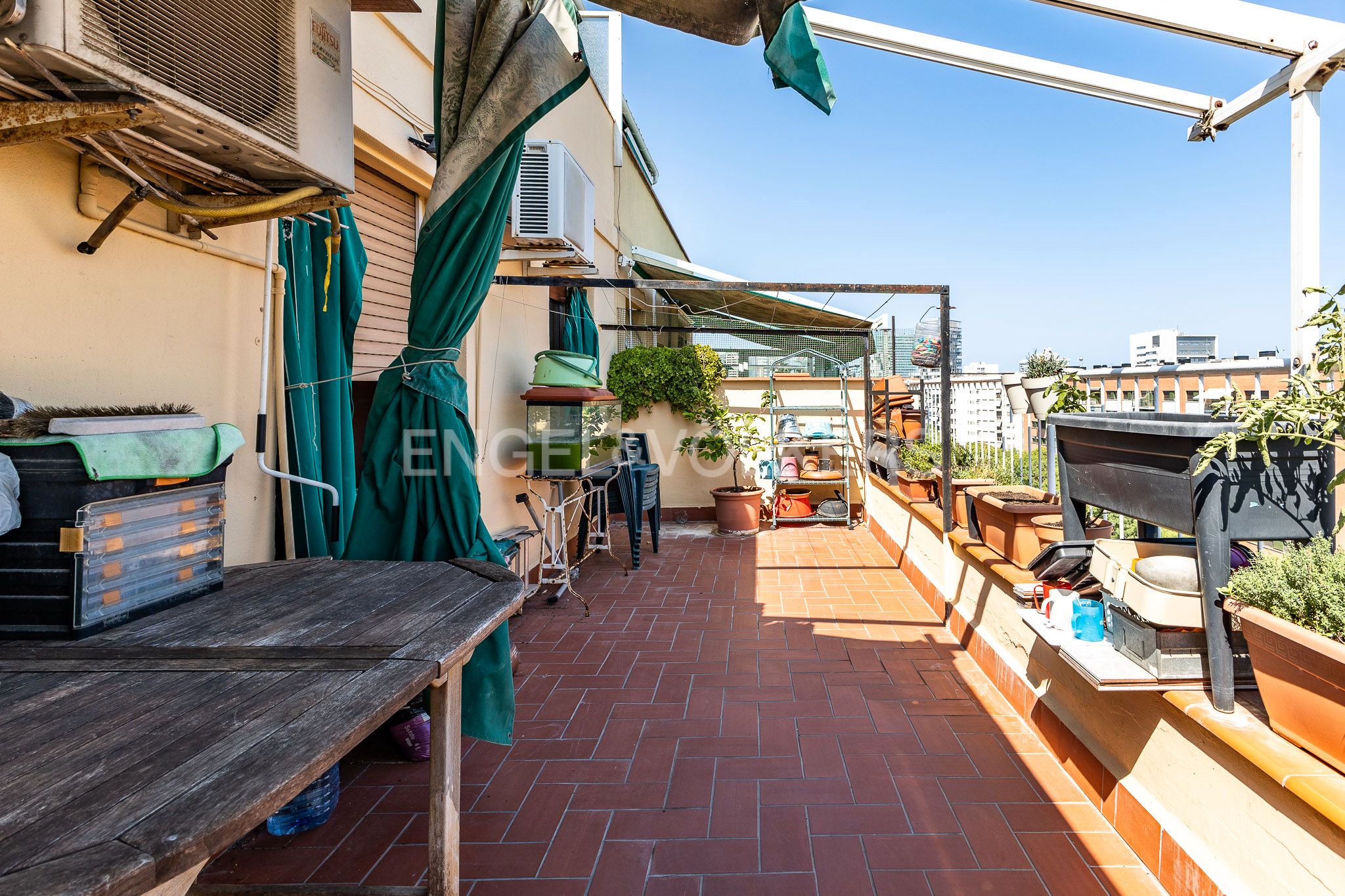Terrace of Apartment for sale in  Barcelona Capital  with Air Conditioner and Heating