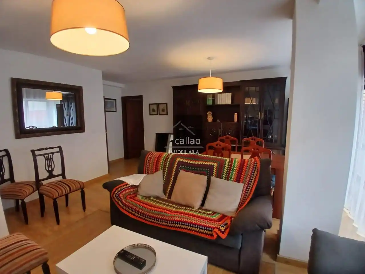 Living room of Flat for rent in Ferrol  with Terrace and Furnished