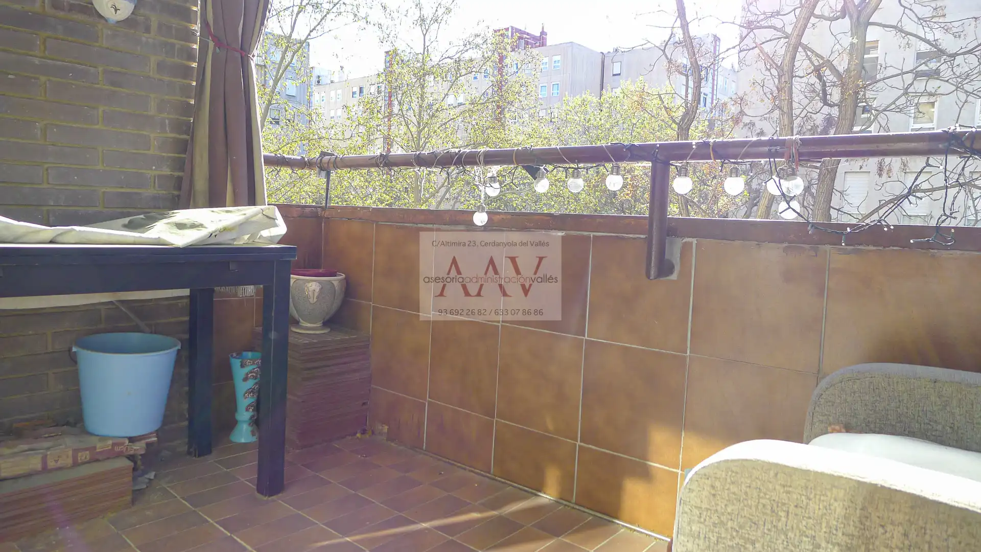 Terrasse von Wohnung zum Verkauf in Cerdanyola del Vallès mit Klimaanlage, Heizung und Balkon