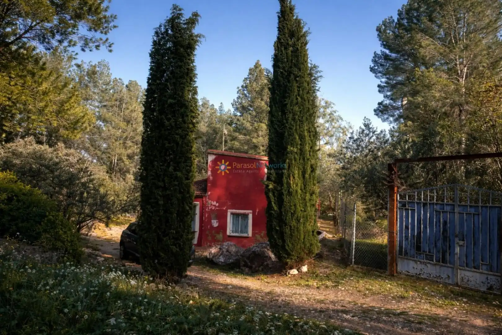 Vista exterior de Finca rústica en venda en Muro de Alcoy amb Jardí privat, Terrassa i Traster