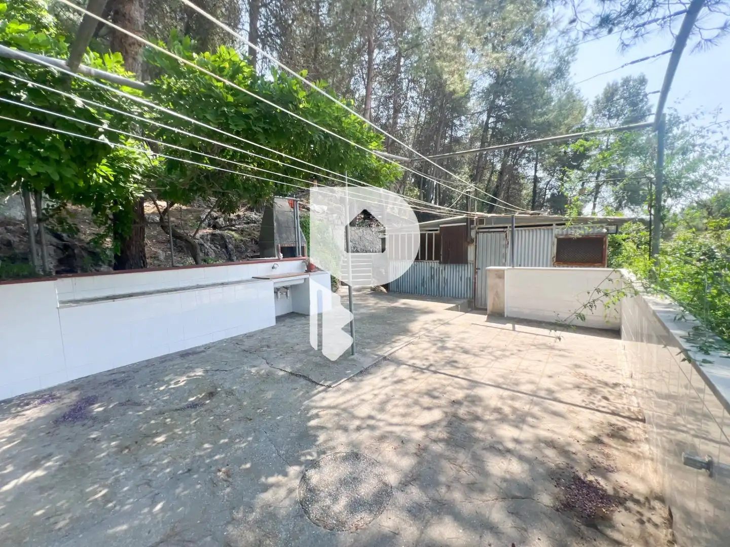 Terrassa de Casa o xalet en venda en Vallirana amb Aire condicionat, Calefacció i Jardí privat