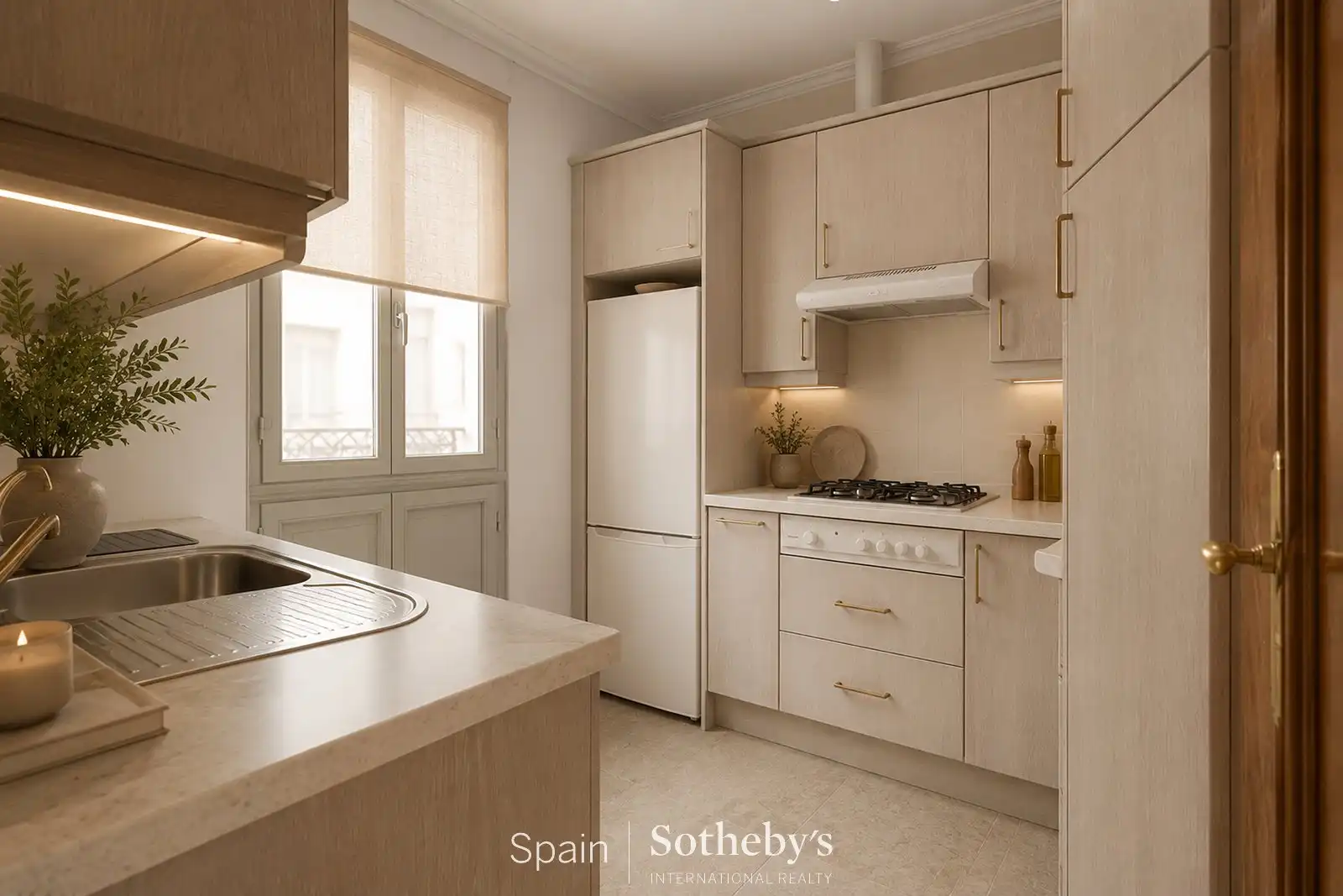 Kitchen of Apartments for sale in Madrid  with Air Conditioner and Heating