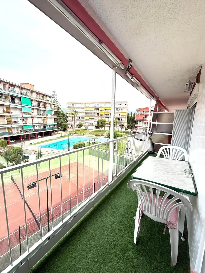 Terrasse von Wohnung zum Verkauf in Sant Andreu de Llavaneres mit Heizung, Terrasse und Schwimmbad
