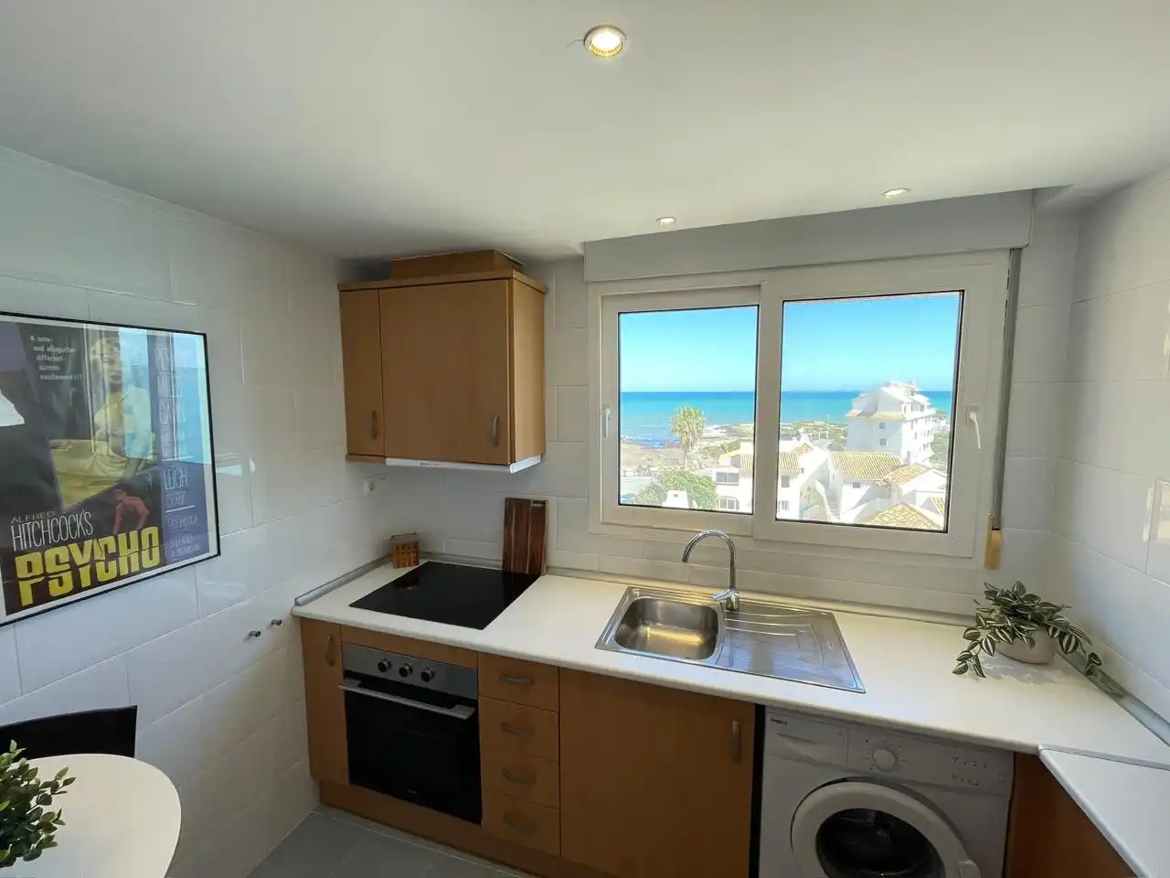 Küche von Wohnungen zum Verkauf in La Manga del Mar Menor mit Heizung, Parkett und Terrasse
