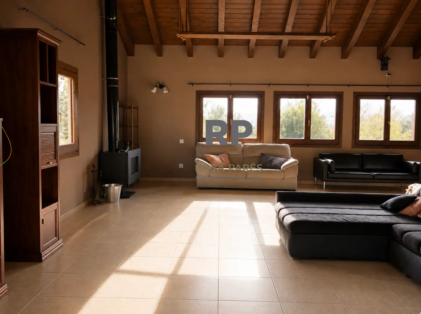 Sala d'estar de Casa o xalet en venda en Seva amb Calefacció i Jardí privat