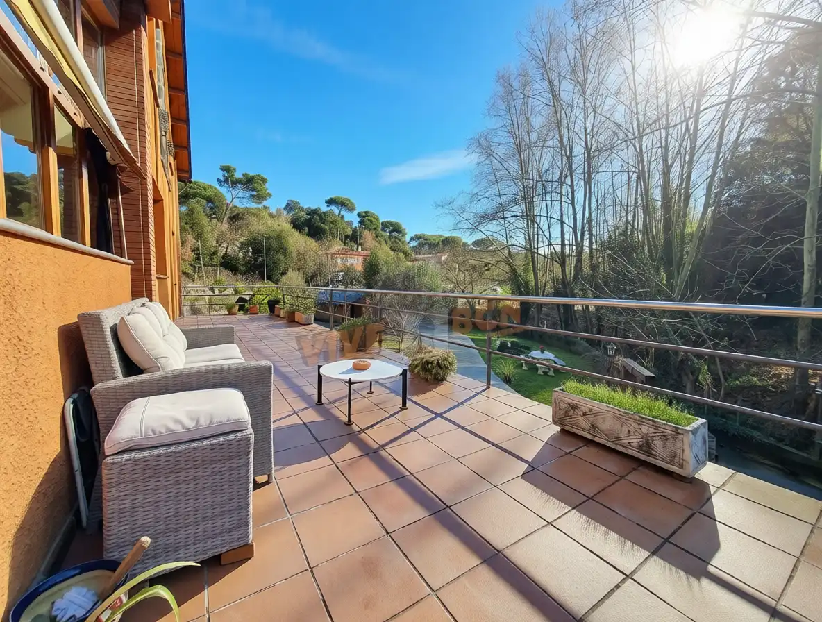 Terraza de Casa o chalet en venta en Sant Celoni con Aire acondicionado, Calefacción y Jardín privado