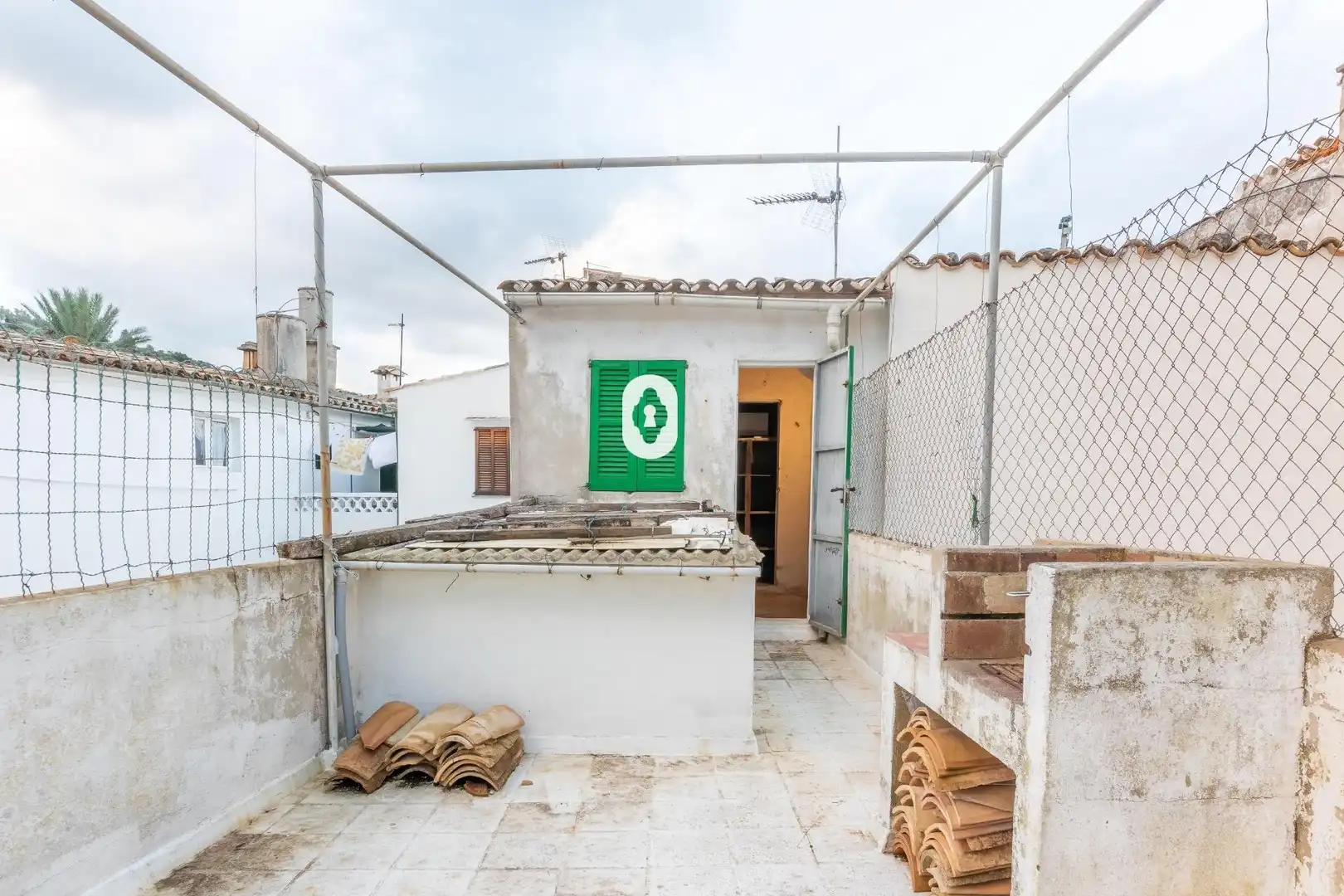 Exterior view of Detached homes for sale in Pollença  with Air Conditioner, Terrace and Storage room