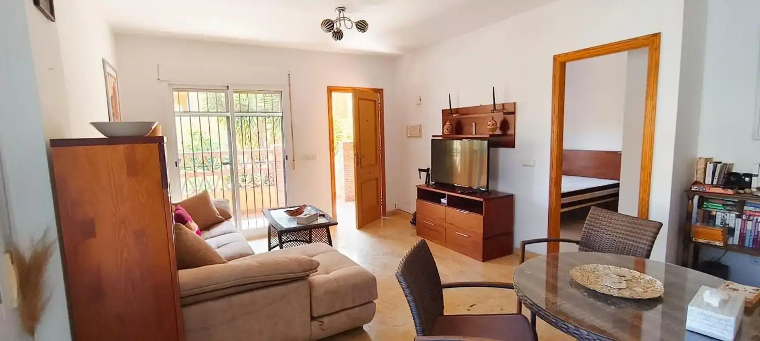 Living room of Flat for sale in Vera  with Air Conditioner, Terrace and Storage room