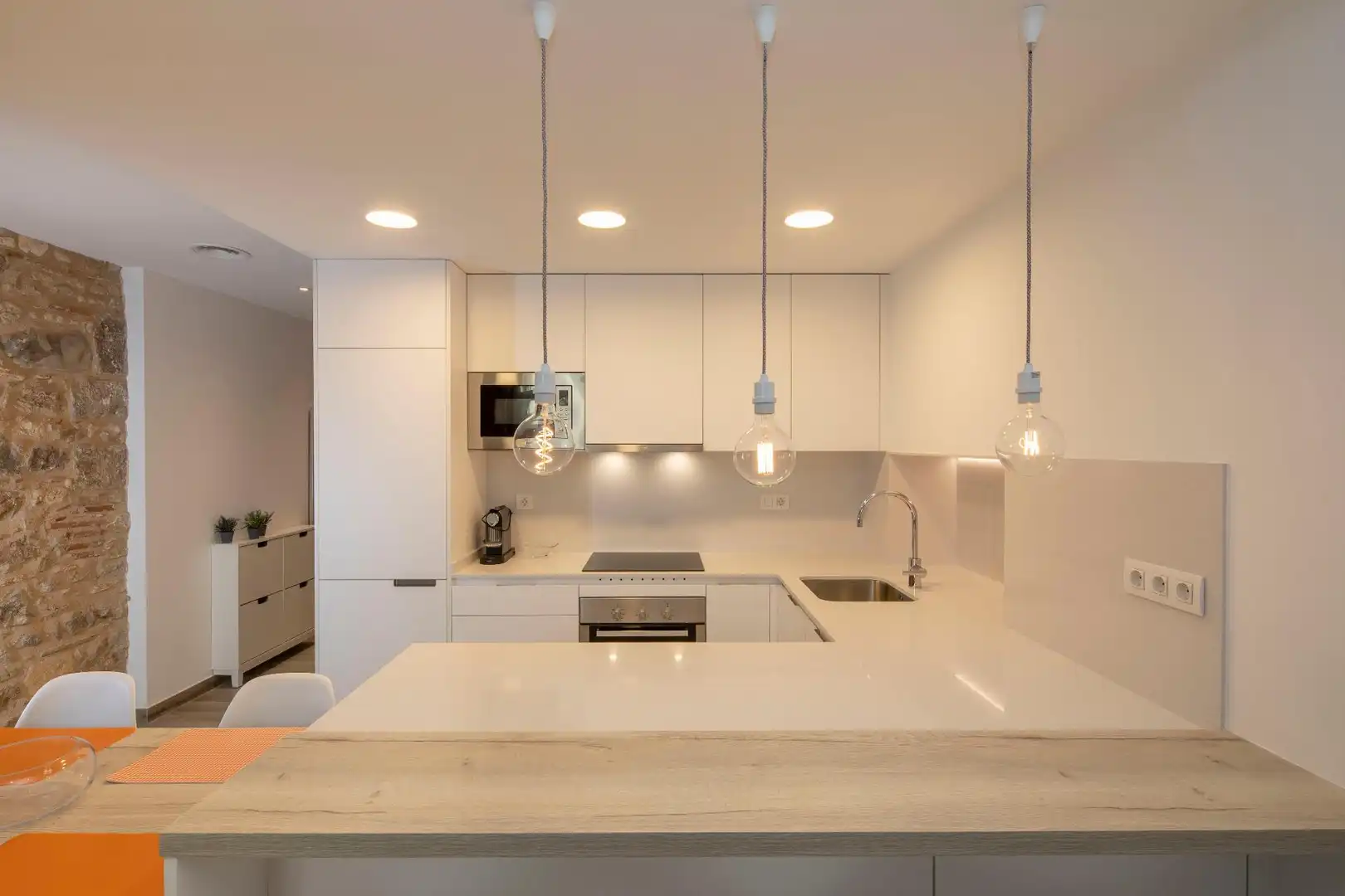Cocina de Piso en venta en Girona con Aire acondicionado, Amueblado y Balcón