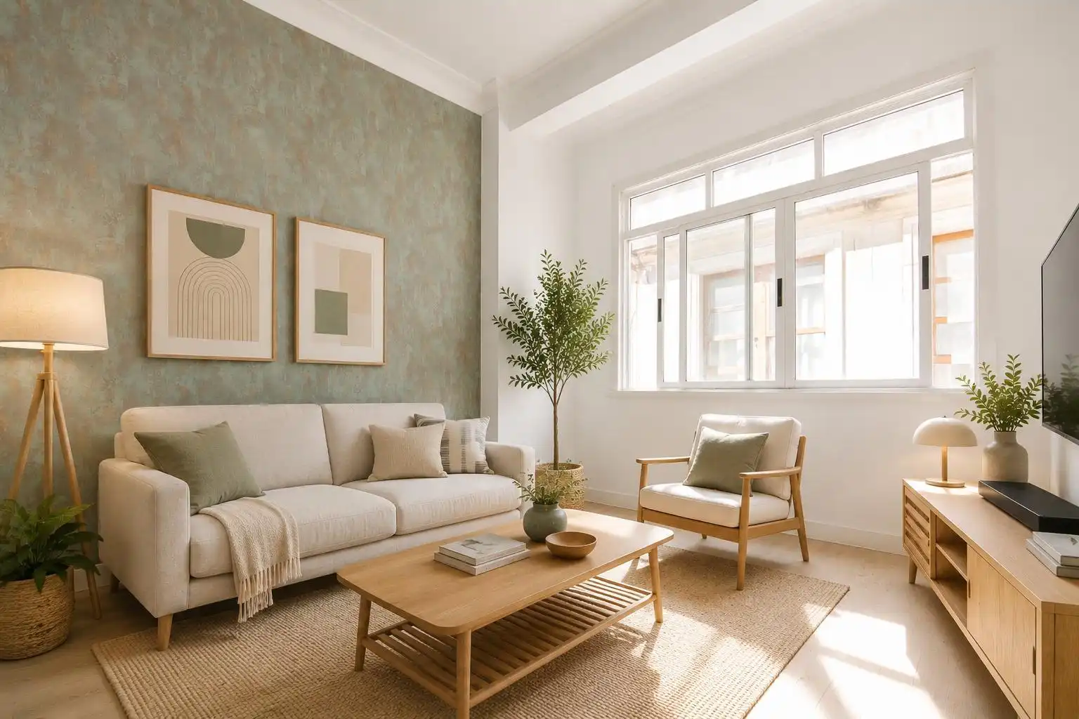 Living room of Flat for sale in A Coruña Capital 