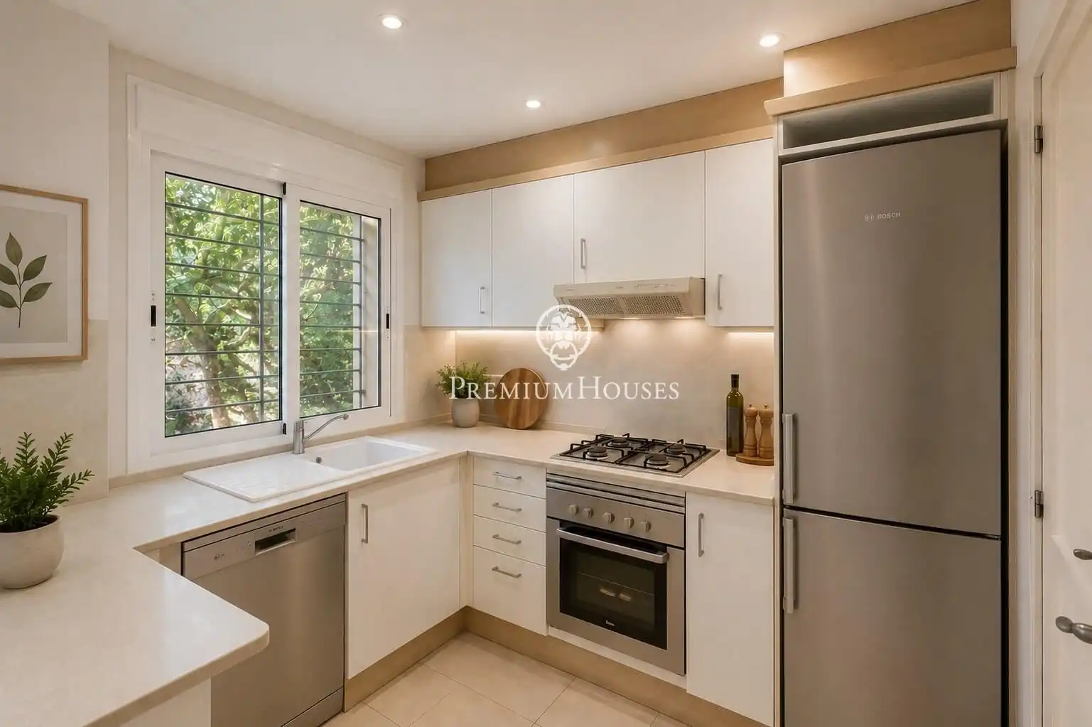 Küche von Maisonette zum Verkauf in Alella mit Heizung, Balkon und Alarm
