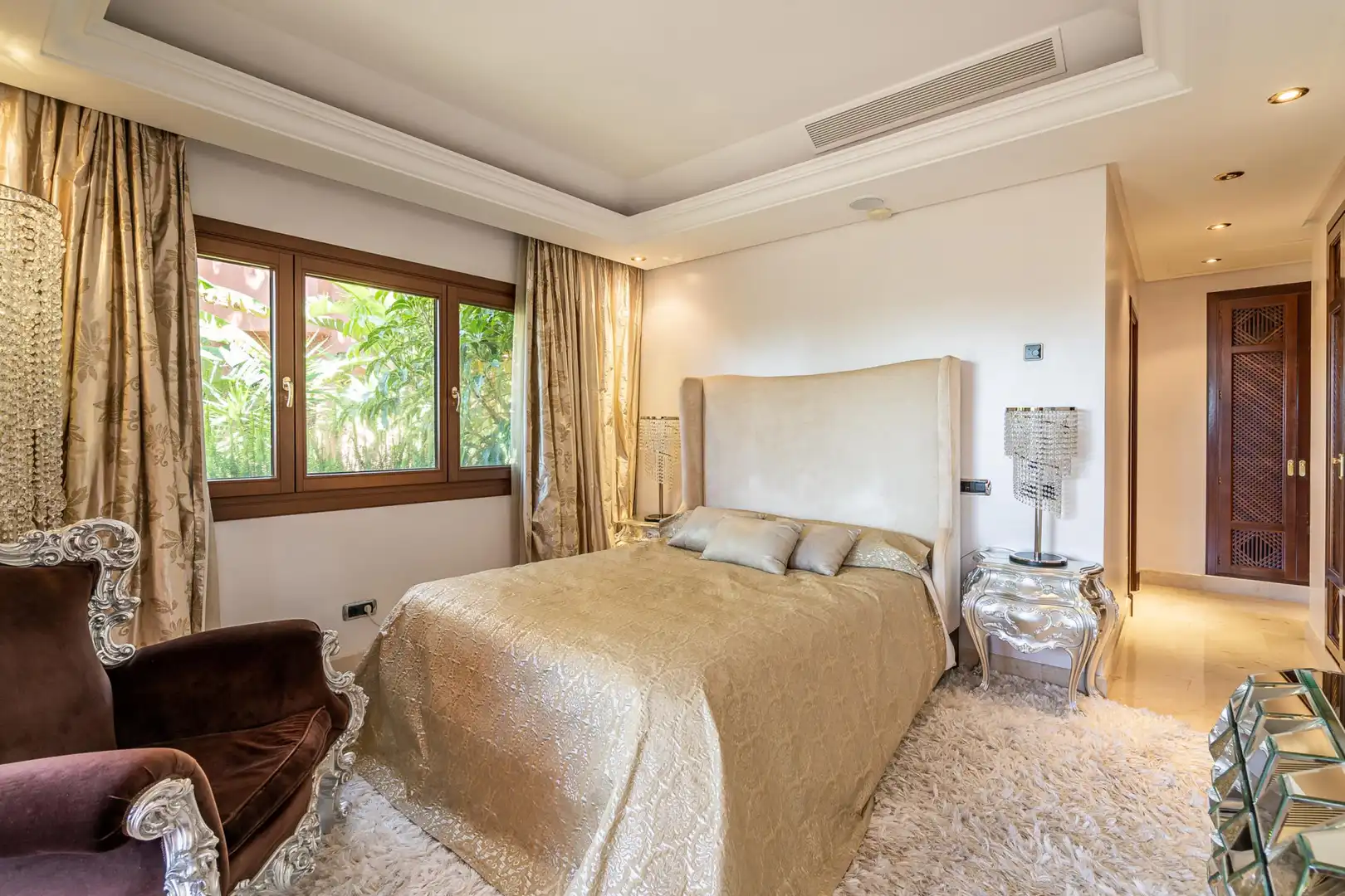 Schlafzimmer von Maisonette zum Verkauf in Estepona mit Klimaanlage, Terrasse und Schwimmbad
