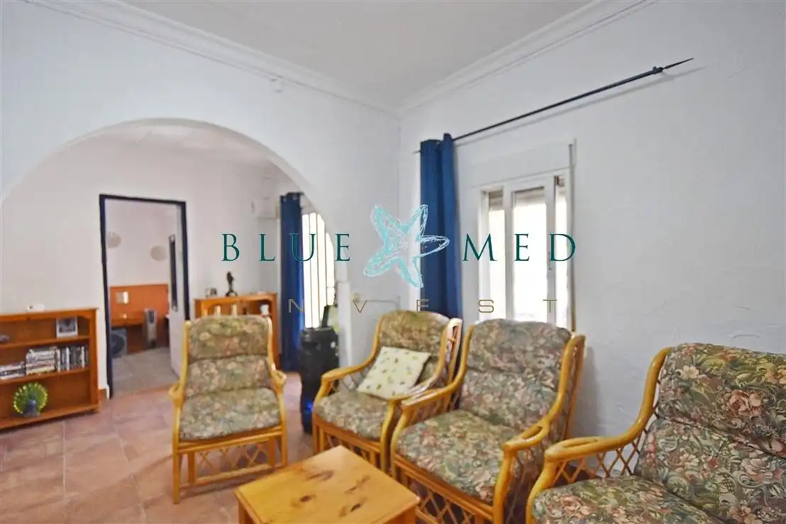 Vista exterior de Casa o chalet en venta en Fuente Álamo de Murcia con Aire acondicionado, Terraza y Amueblado