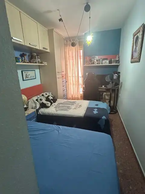 Schlafzimmer von Wohnung zum Verkauf in Corbera mit Abstellraum, Möbliert und Waschmaschine