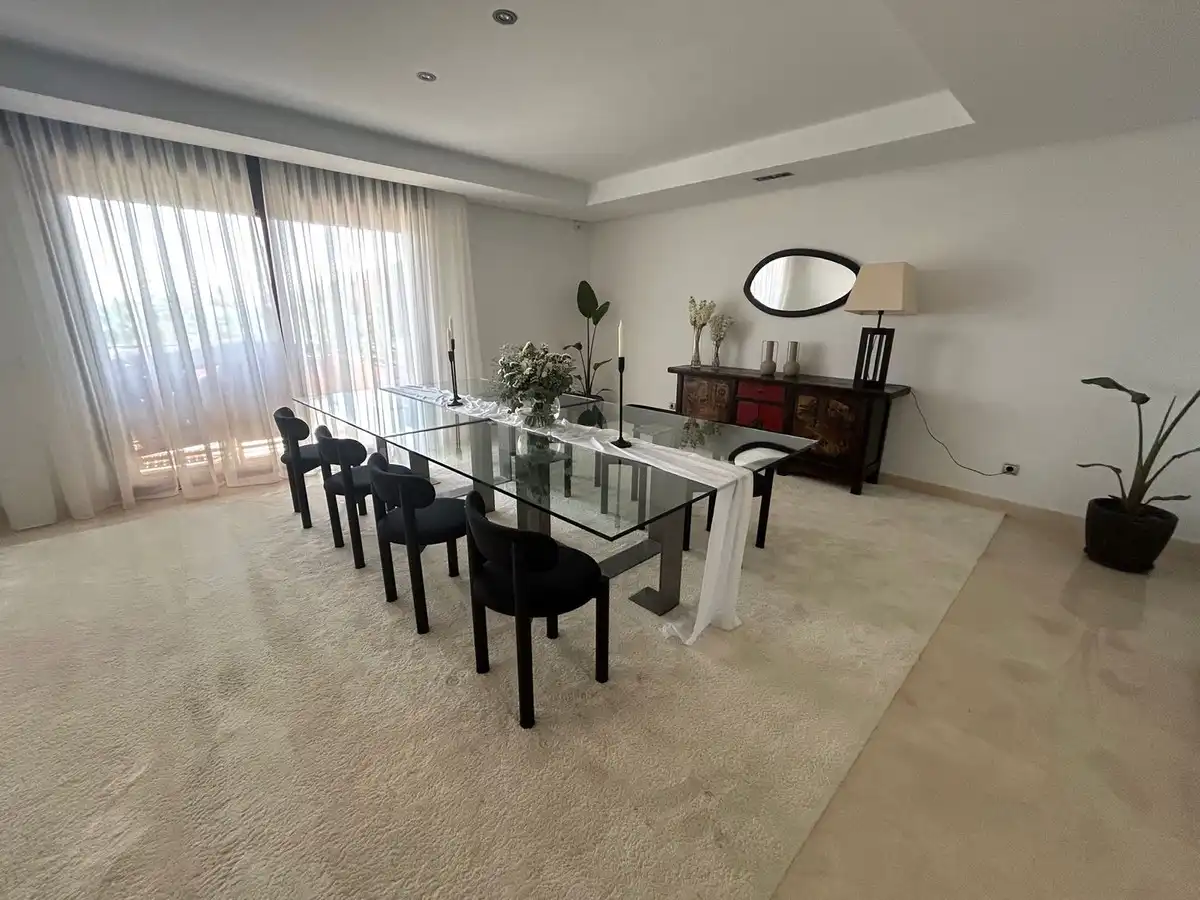Dining room of Duplexes for rent in Marbella  with Air Conditioner, Terrace and Furnished