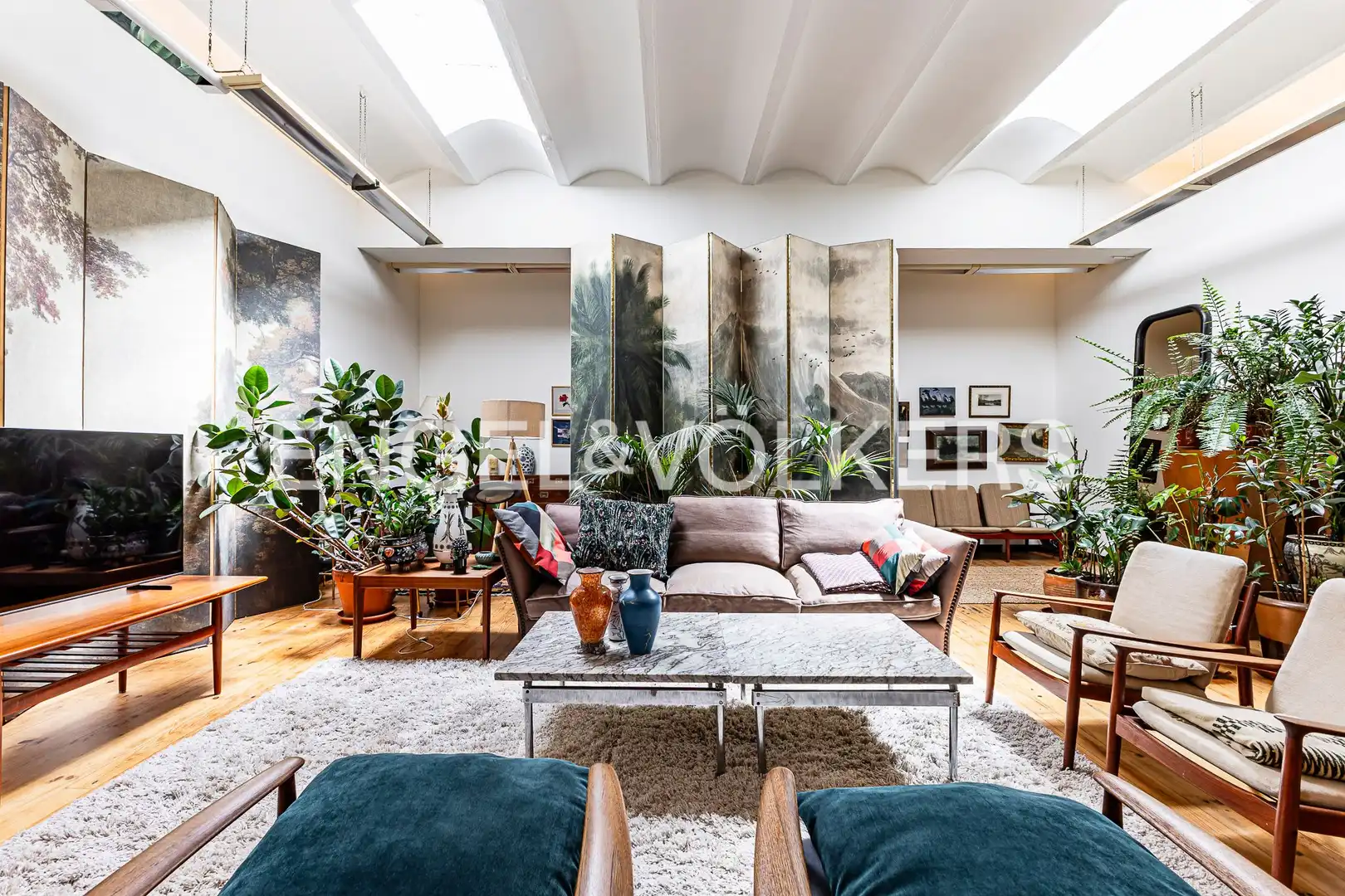 Sala d'estar de Loft en venda en El Prat de Llobregat amb Aire condicionat, Calefacció i Moblat