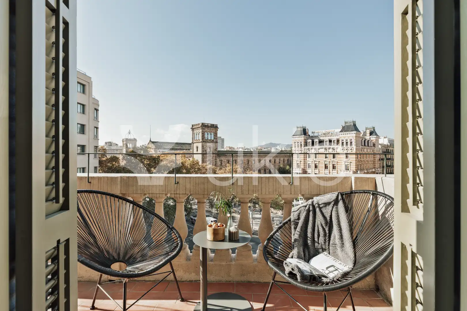 Mini appartamento con terrazza in affitto a Gran Via de les Corts Catalanes, imagen 5