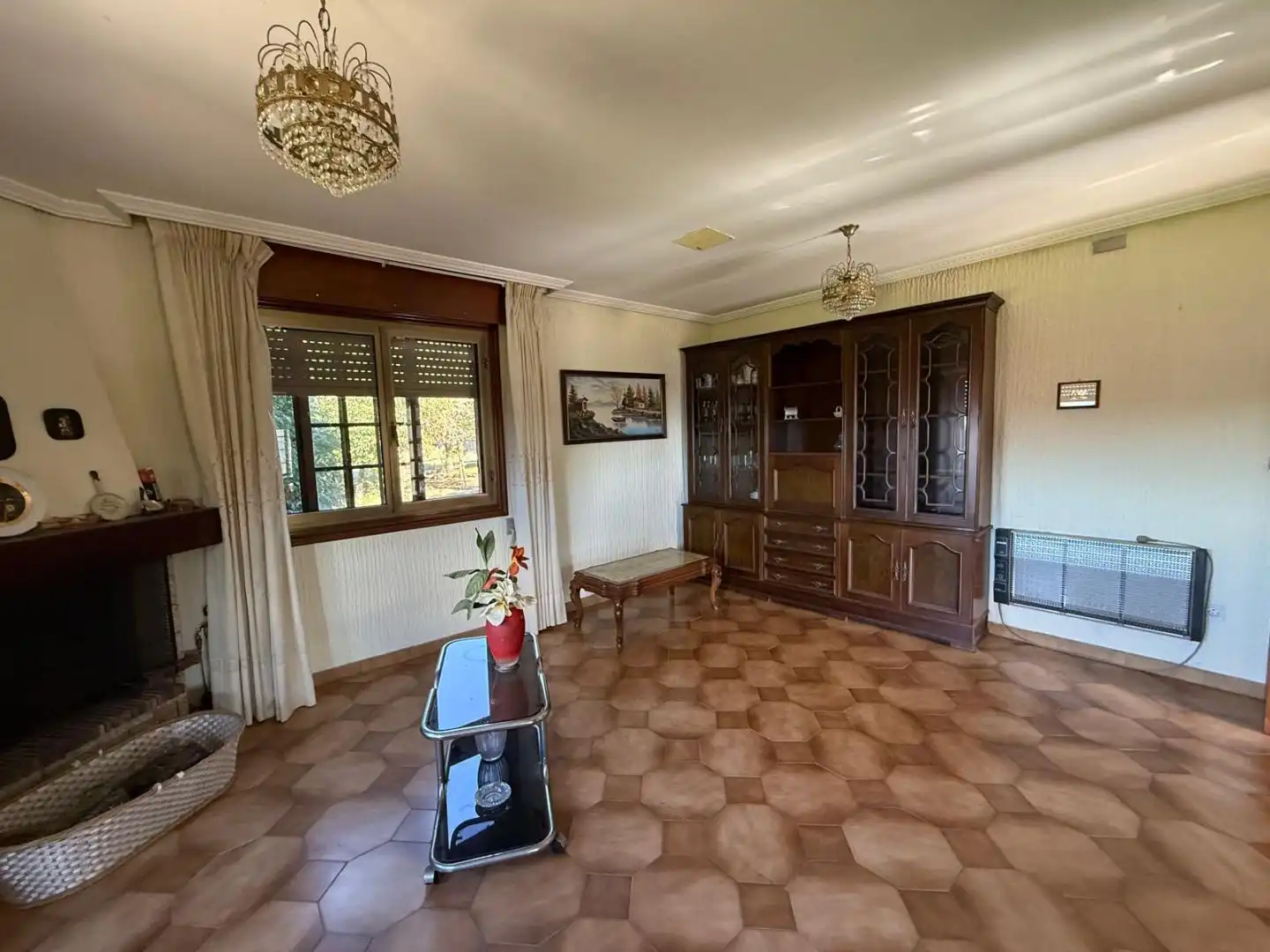 Sala de estar de Casa o chalet en venta en O Bolo  con Calefacción, Jardín privado y Parquet