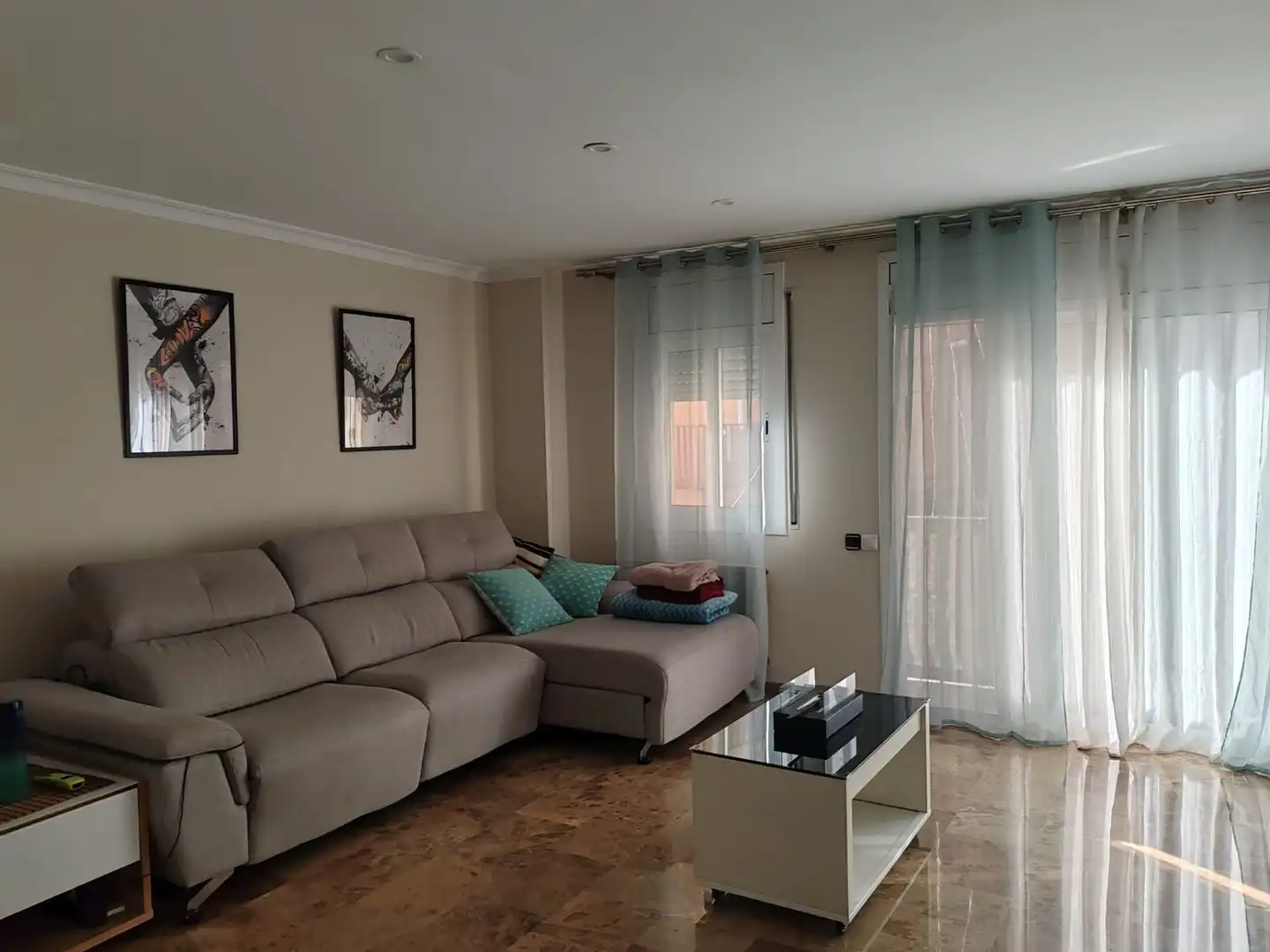 Sala de estar de Dúplex en venta en Mataró con Calefacción y Terraza