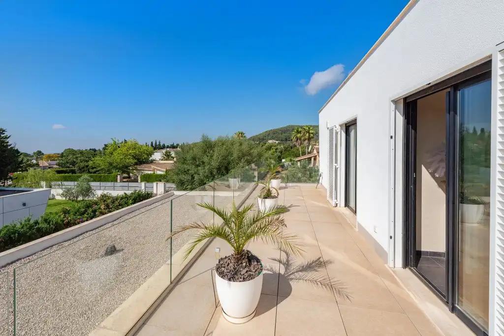 Terraza de Casa o chalet en venta en  Palma de Mallorca con Aire acondicionado, Calefacción y Jardín privado