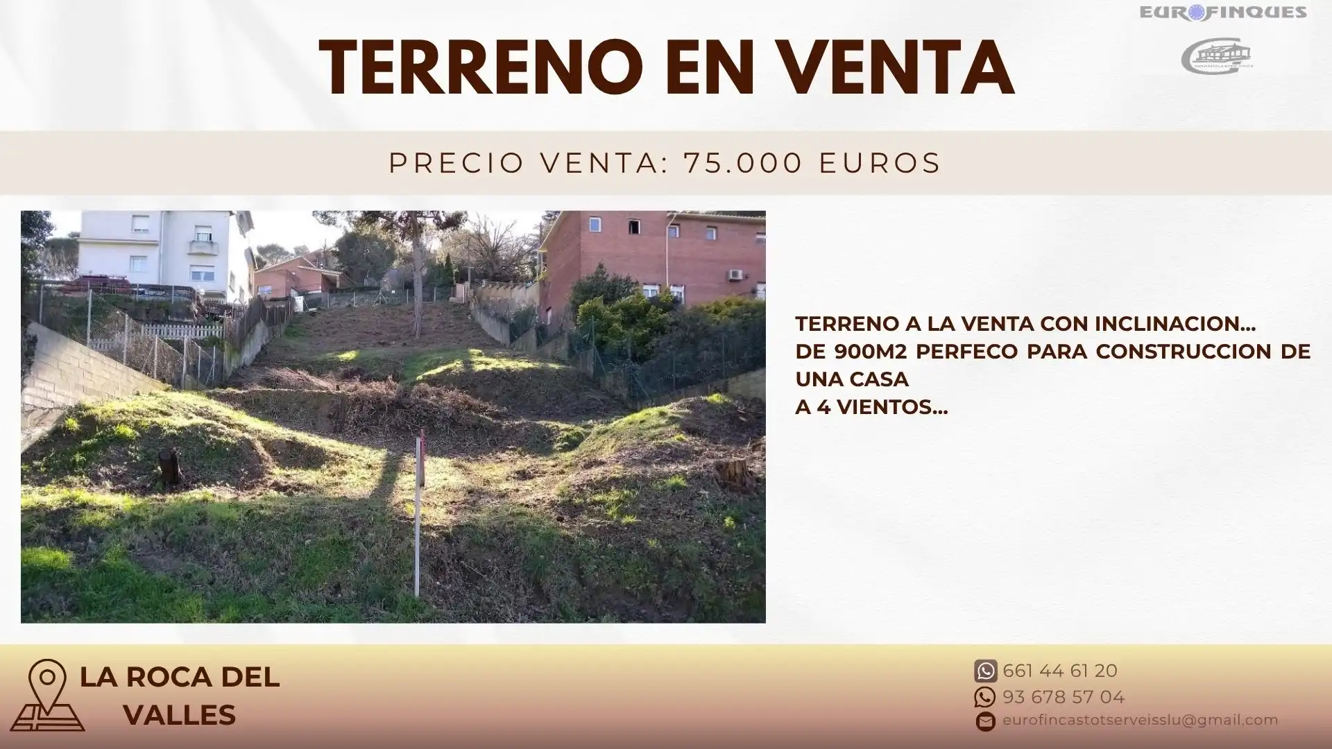 Residential land for sale in Carrer la Pineda