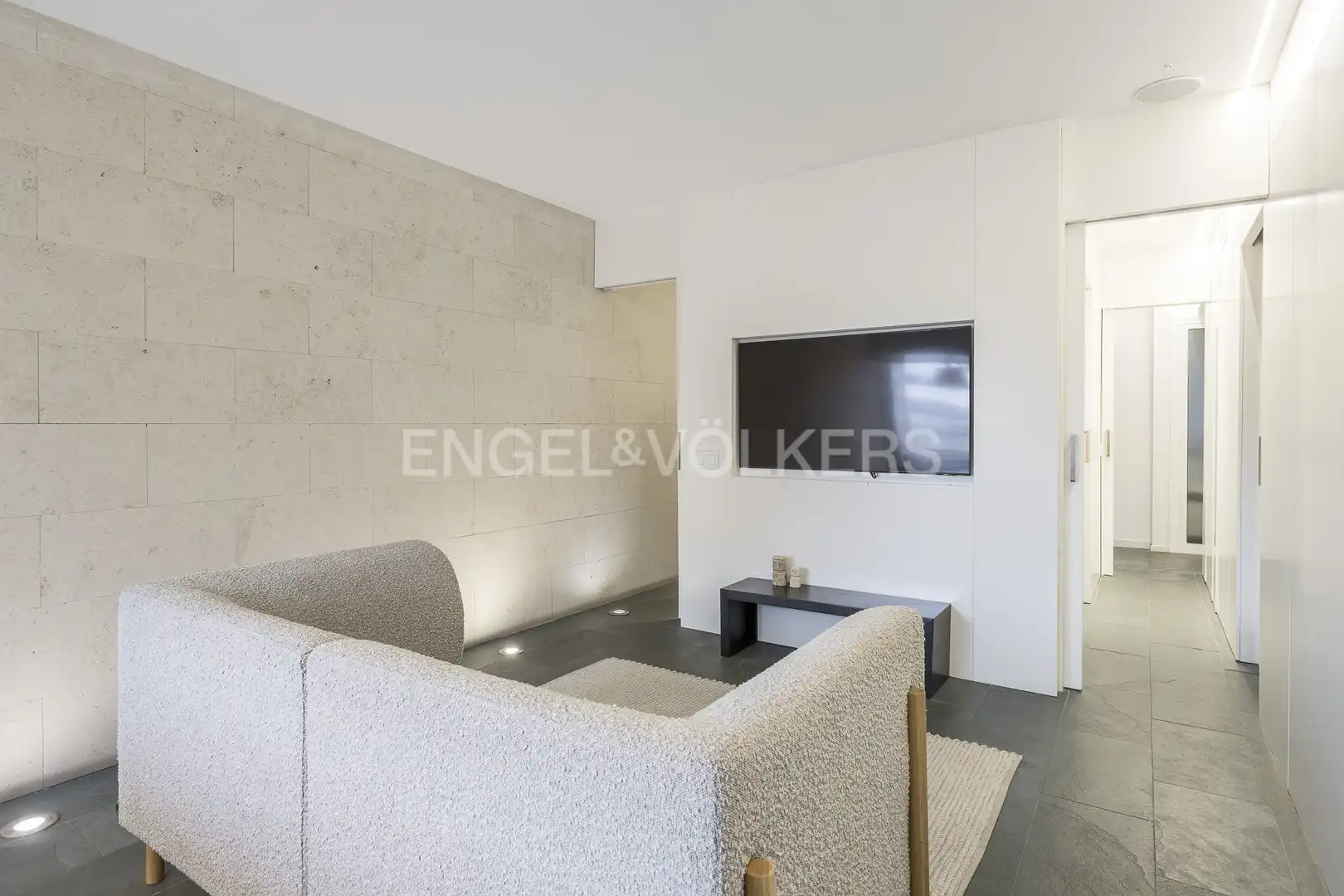 Sala de estar de Piso en venta en Barcelona con Aire acondicionado, Calefacción y Amueblado