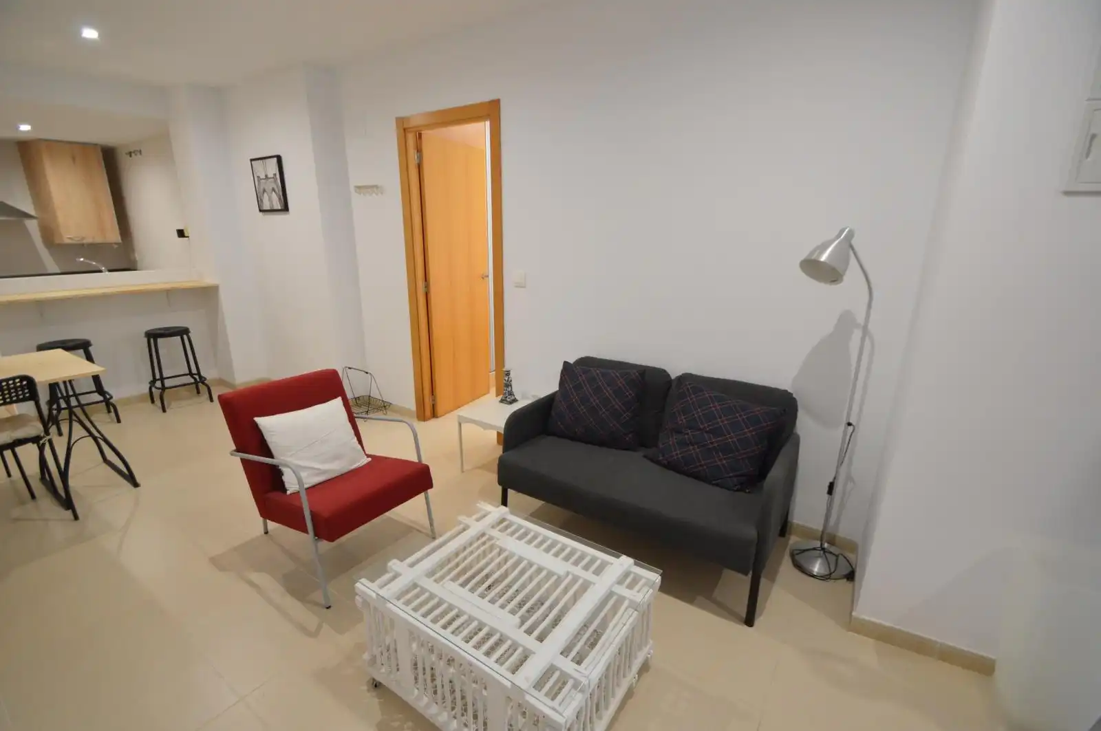 Living room of Flat for sale in Benicarló  with Furnished, Oven and Balcony