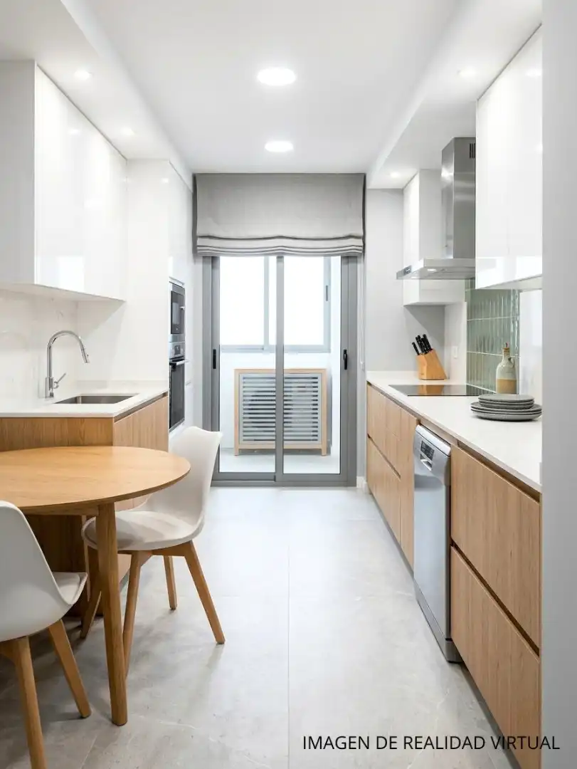 Cocina de Ático en venta en Las Rozas de Madrid con Aire acondicionado, Calefacción y Terraza