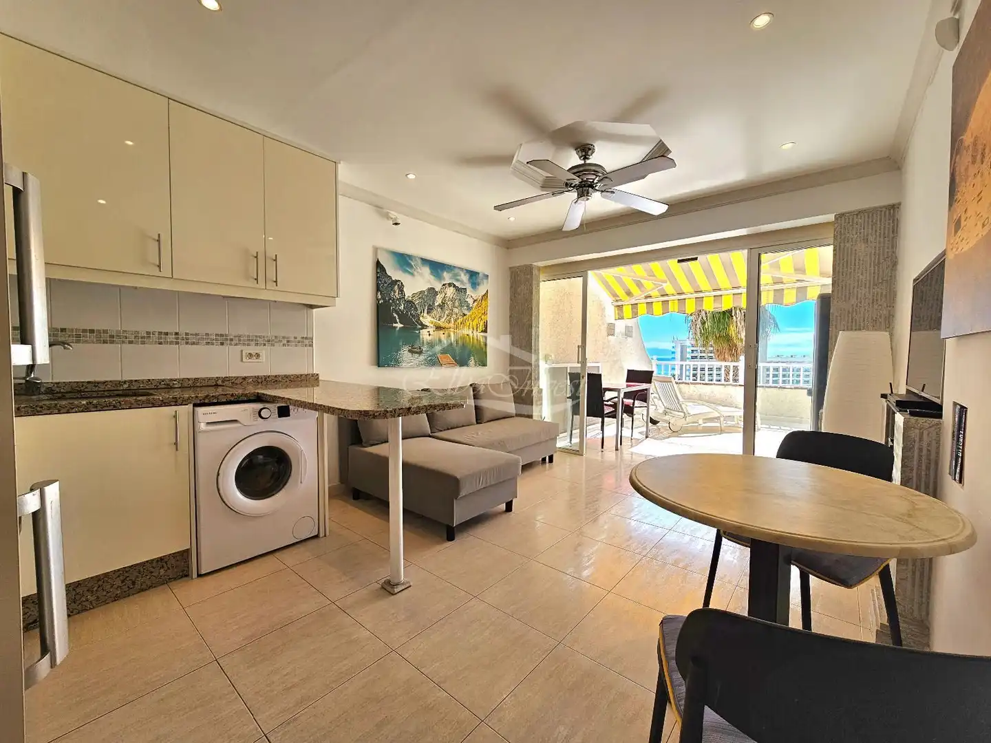 Wohnzimmer von Wohnung zum Verkauf in Santiago del Teide mit Terrasse und Möbliert