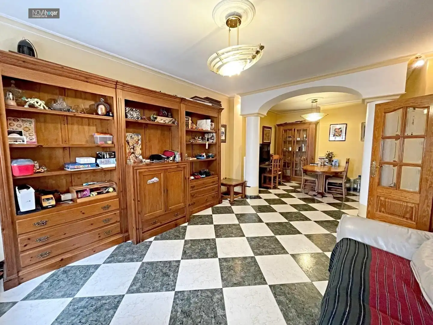 Dining room of Houses for sale in Málaga Capital  with Air Conditioner, Terrace and Furnished