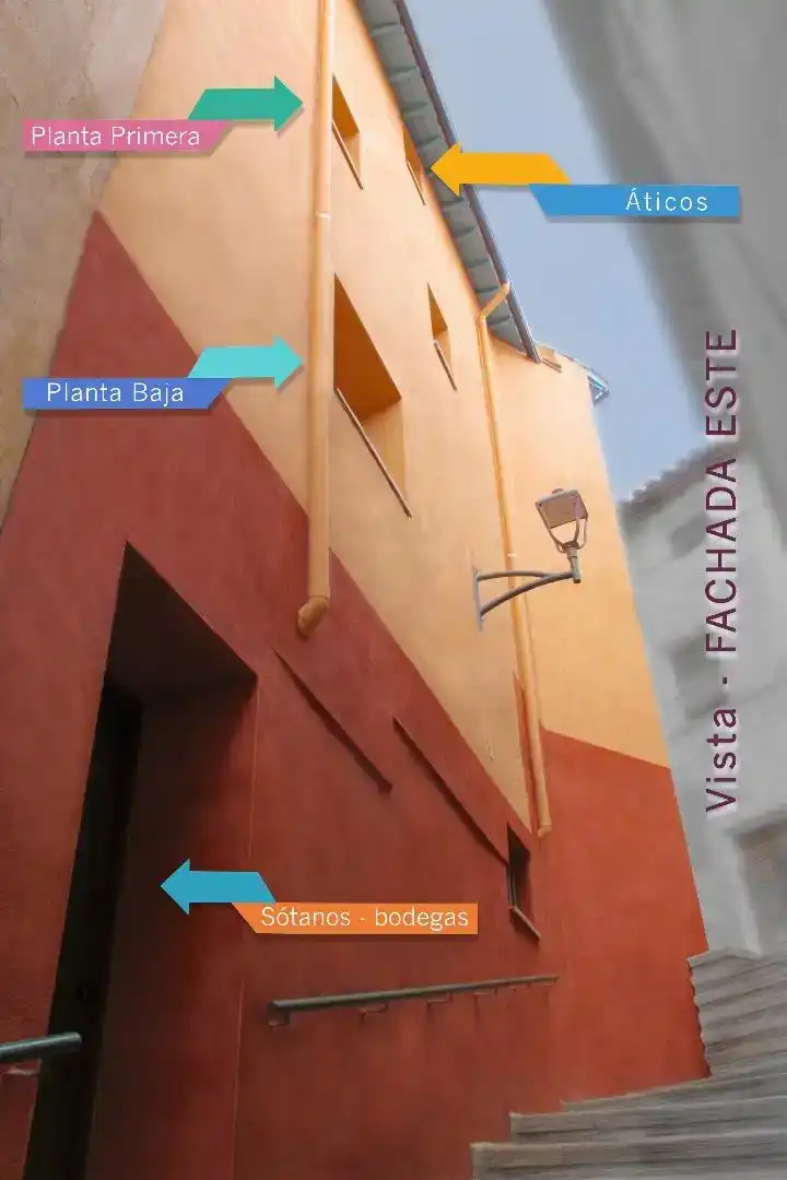 Vista exterior de Casa adosada en venda en Tarazona
