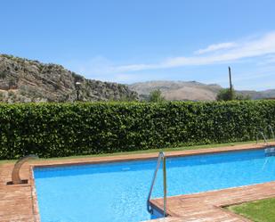 Swimming pool of House or chalet for sale in Montejaque  with Air Conditioner and Swimming Pool