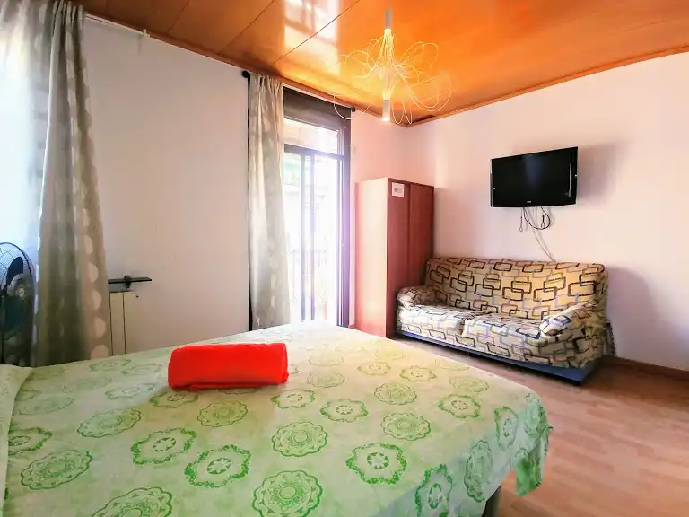 Bedroom of Flat for sale in Barcelona  with Heating, Furnished and Oven