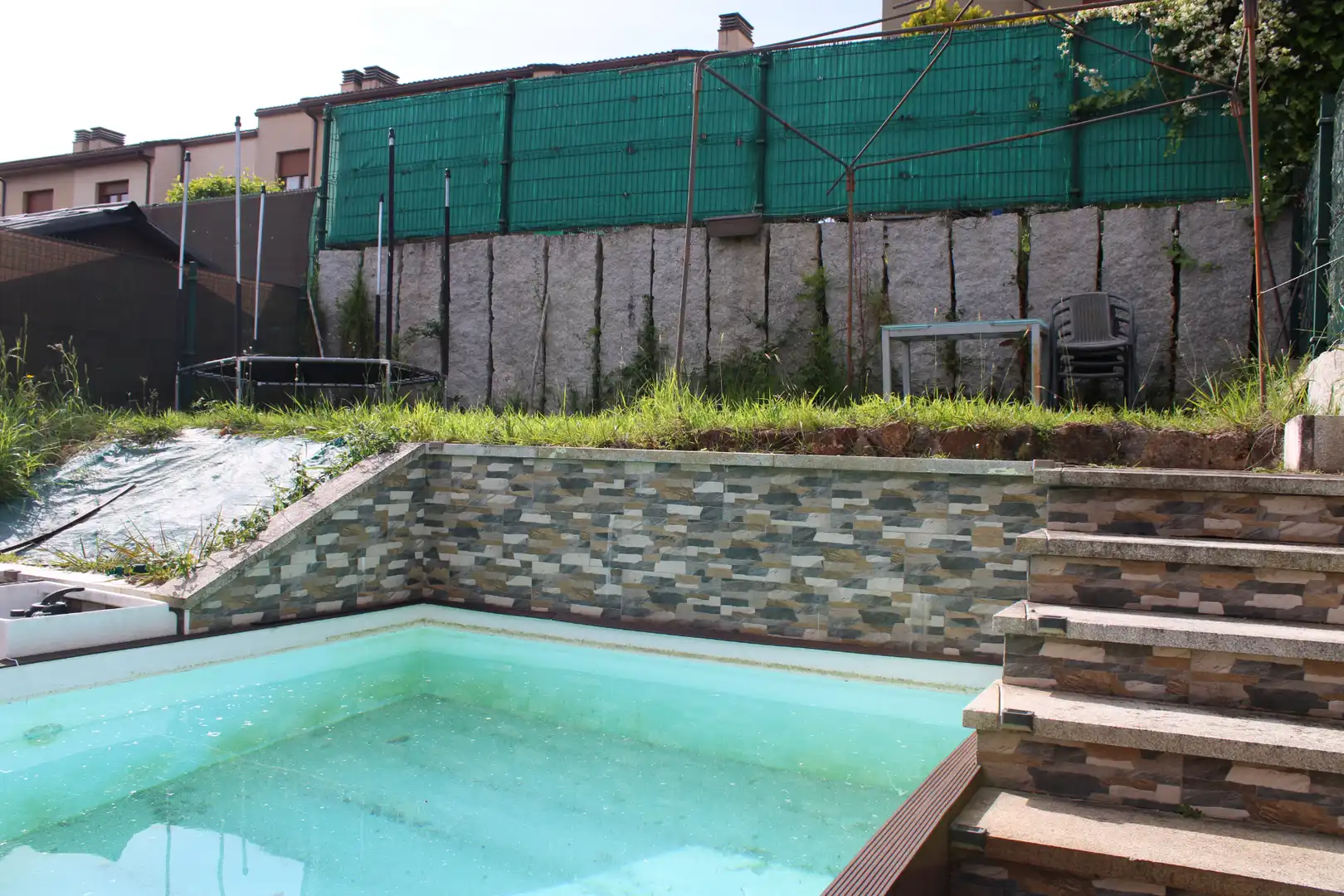Piscina de Casa adosada en venta en Miño con Calefacción, Jardín privado y Piscina
