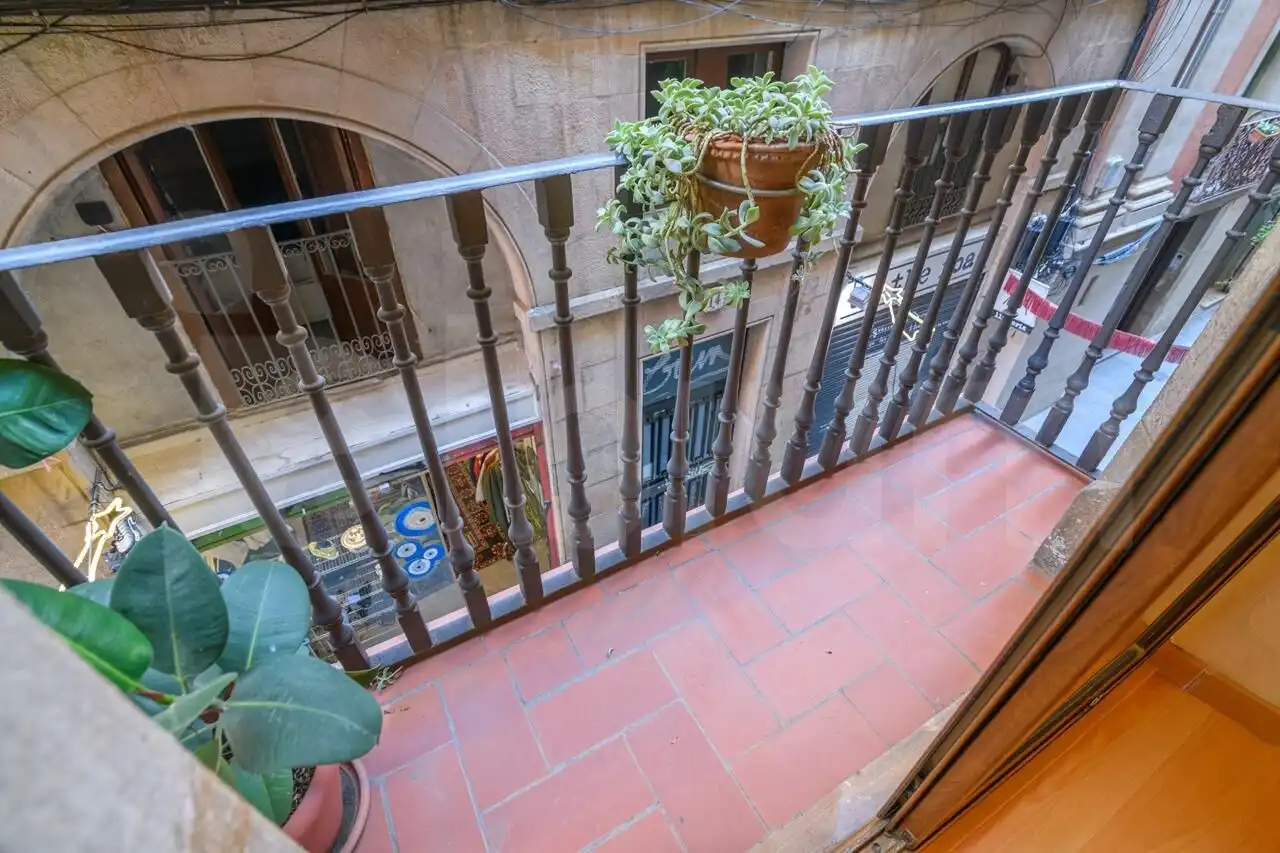 Terrasse von Wohnung zum Verkauf in Barcelona mit Heizung, Parkett und Terrasse