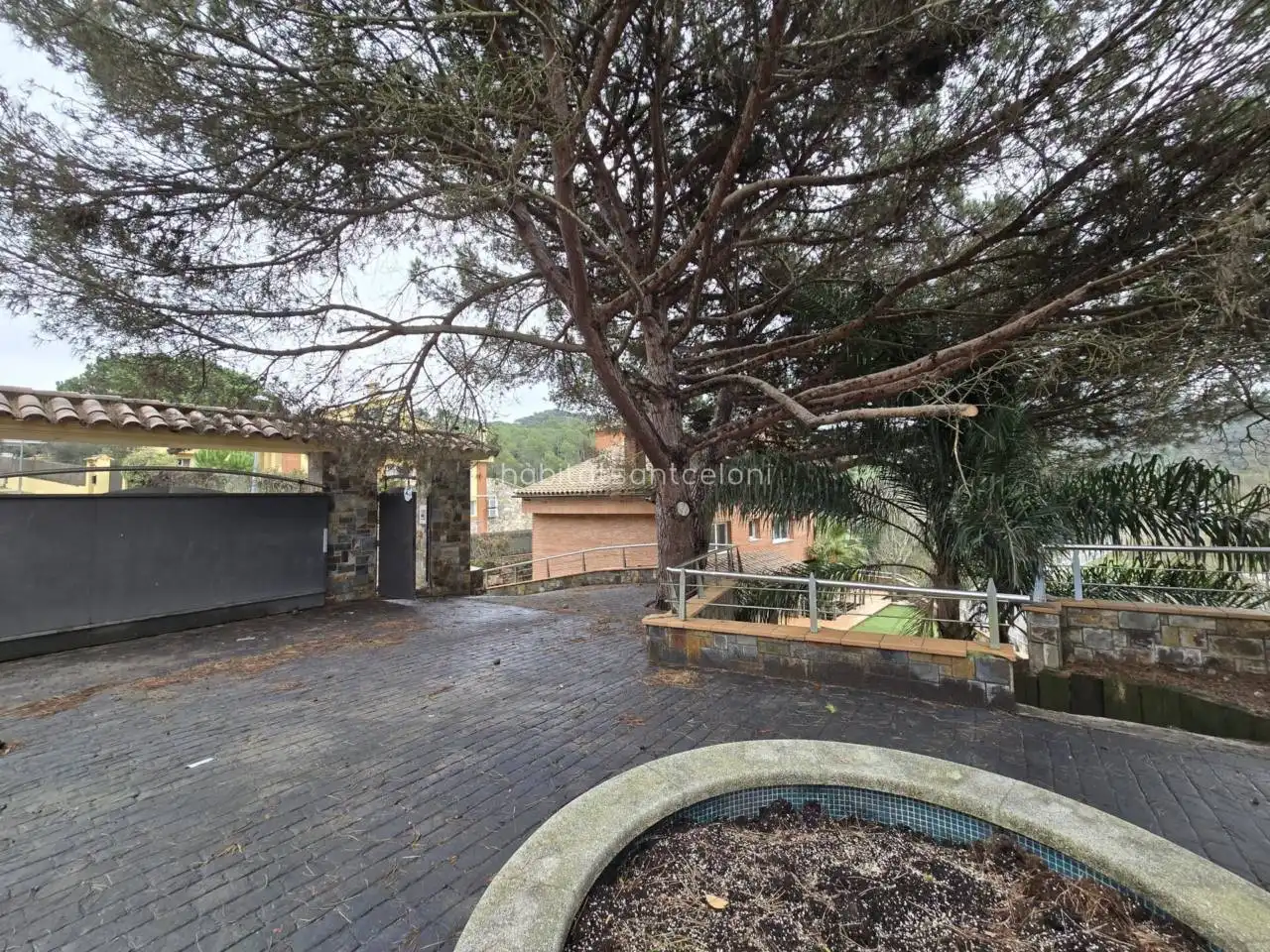 Jardí de Casa o xalet en venda en Vallromanes amb Jardí privat, Terrassa i Piscina